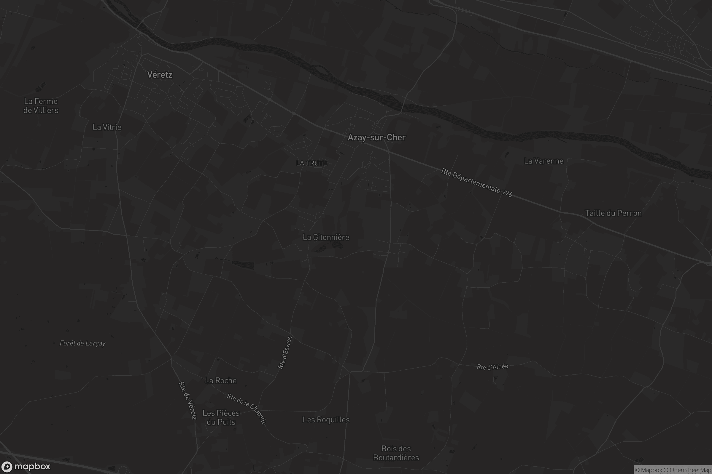 Carte de Azay-sur-Cher