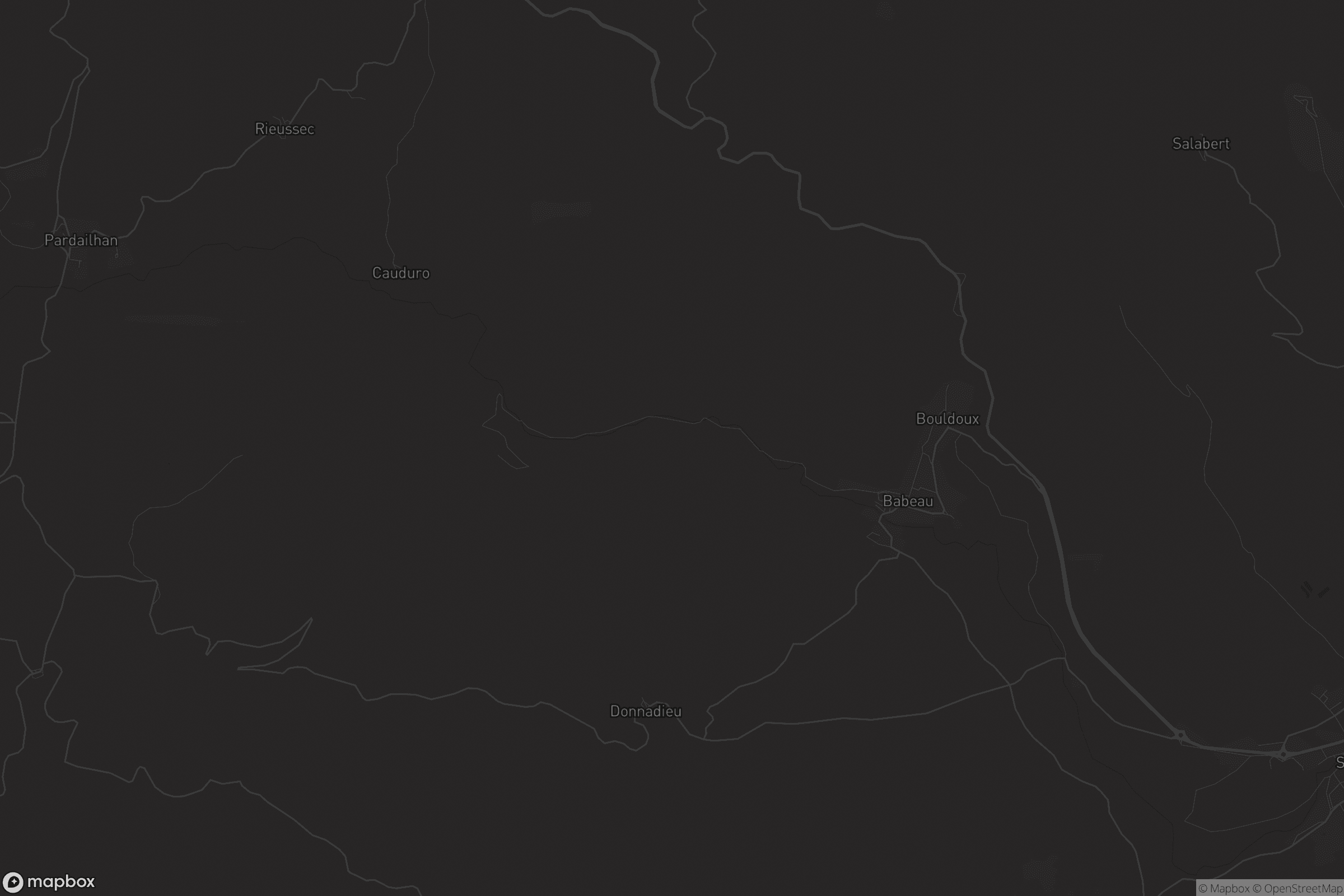 Carte de Babeau-Bouldoux