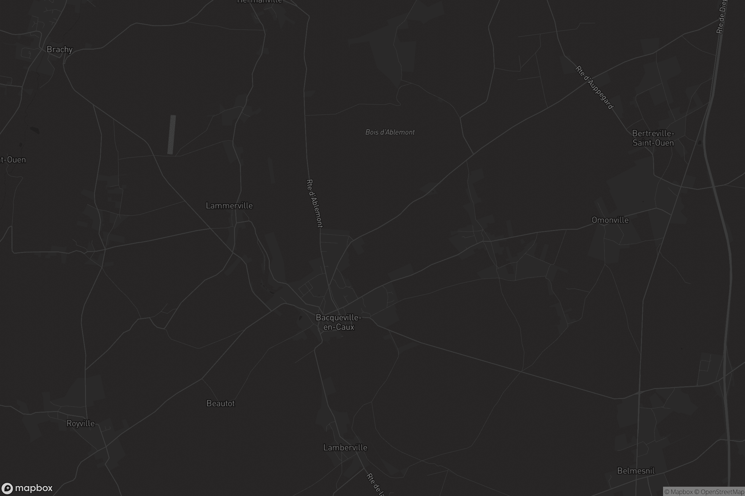 Carte de Bacqueville-en-Caux