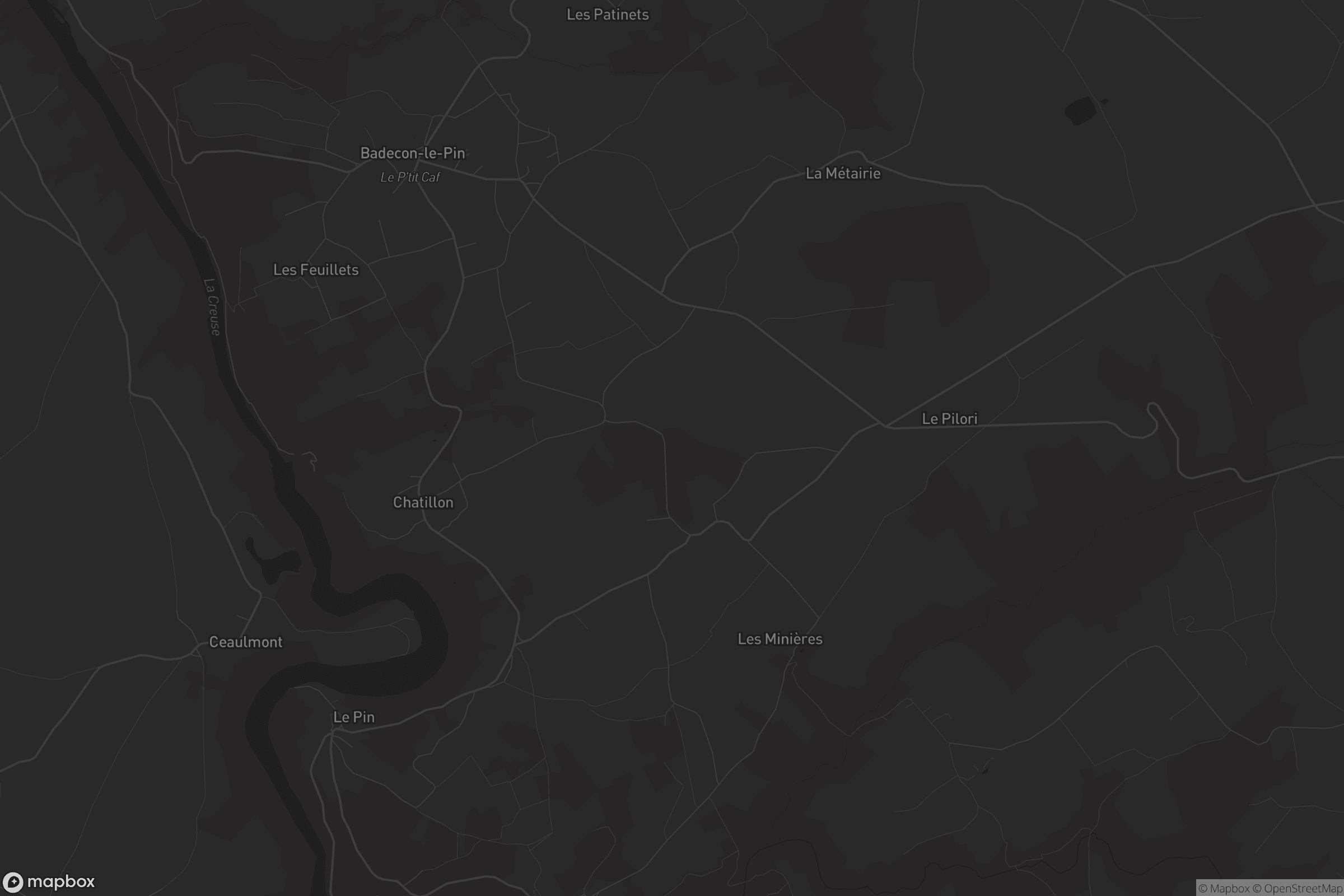 Carte de Badecon-le-Pin