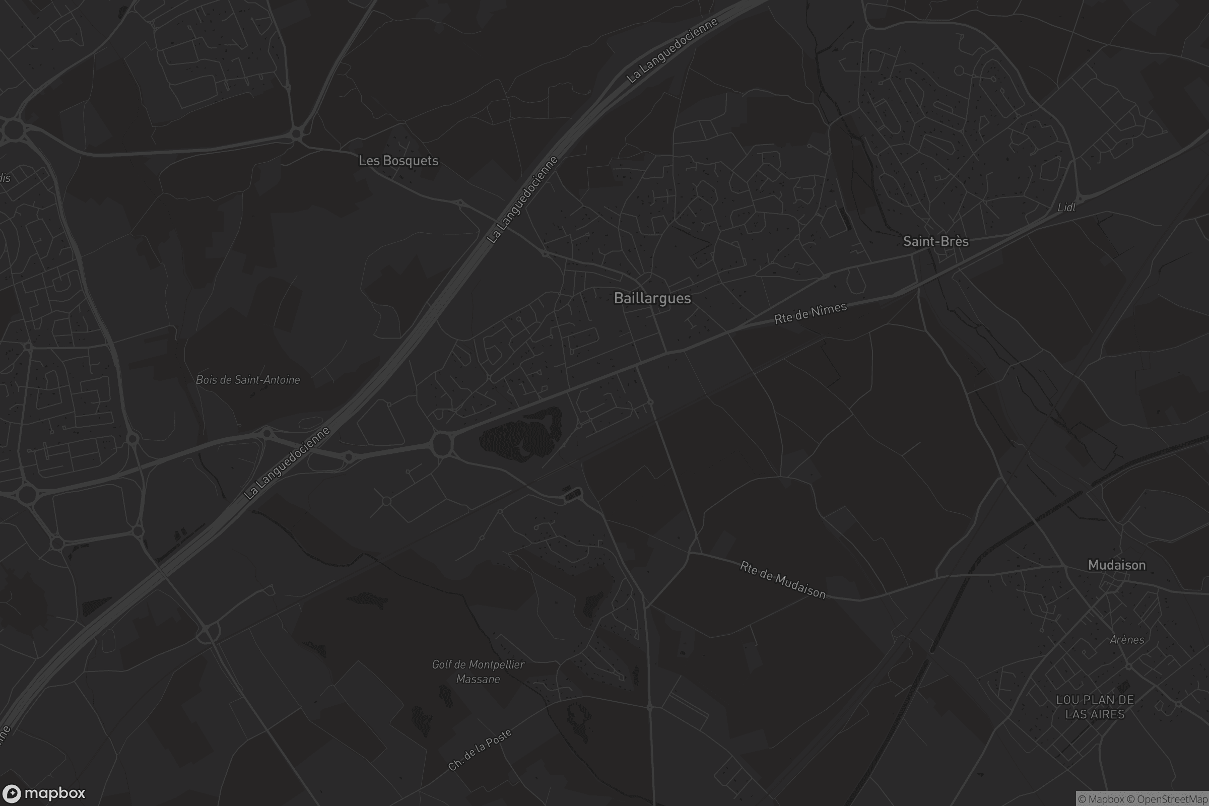 Carte de Baillargues