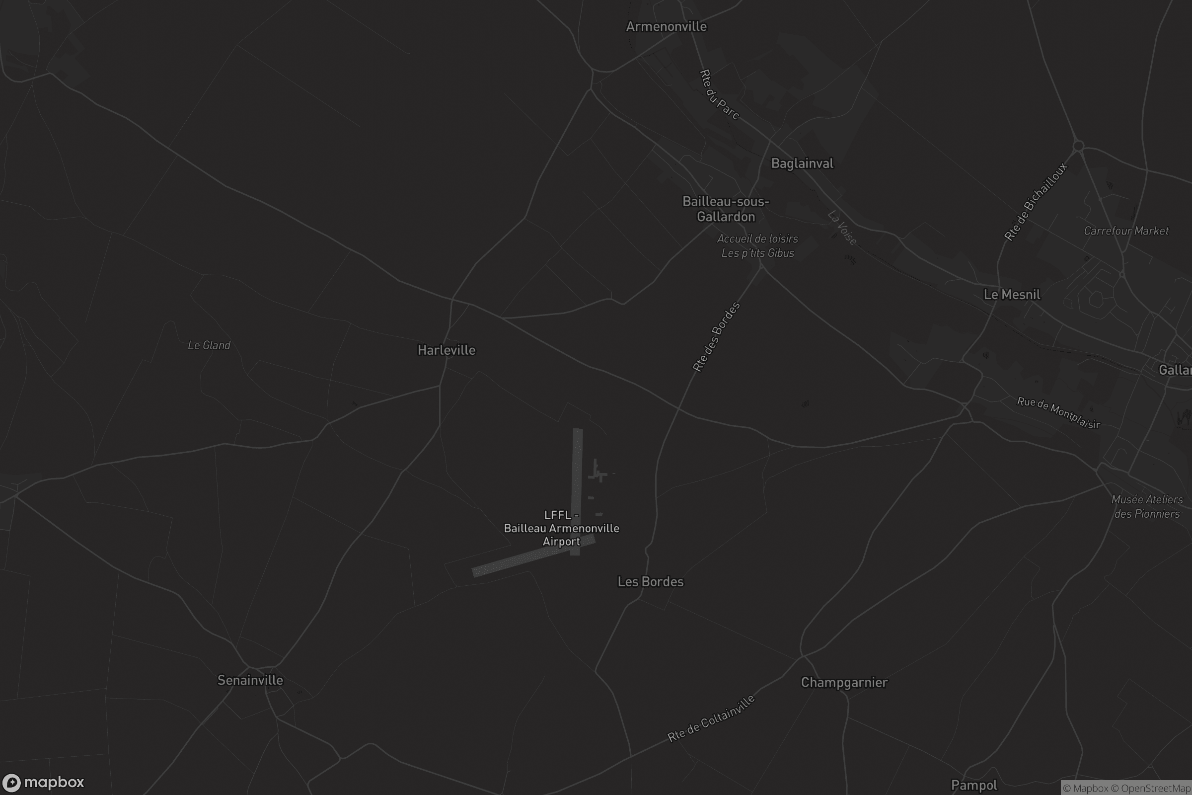 Carte de Bailleau-sous-Gallardon