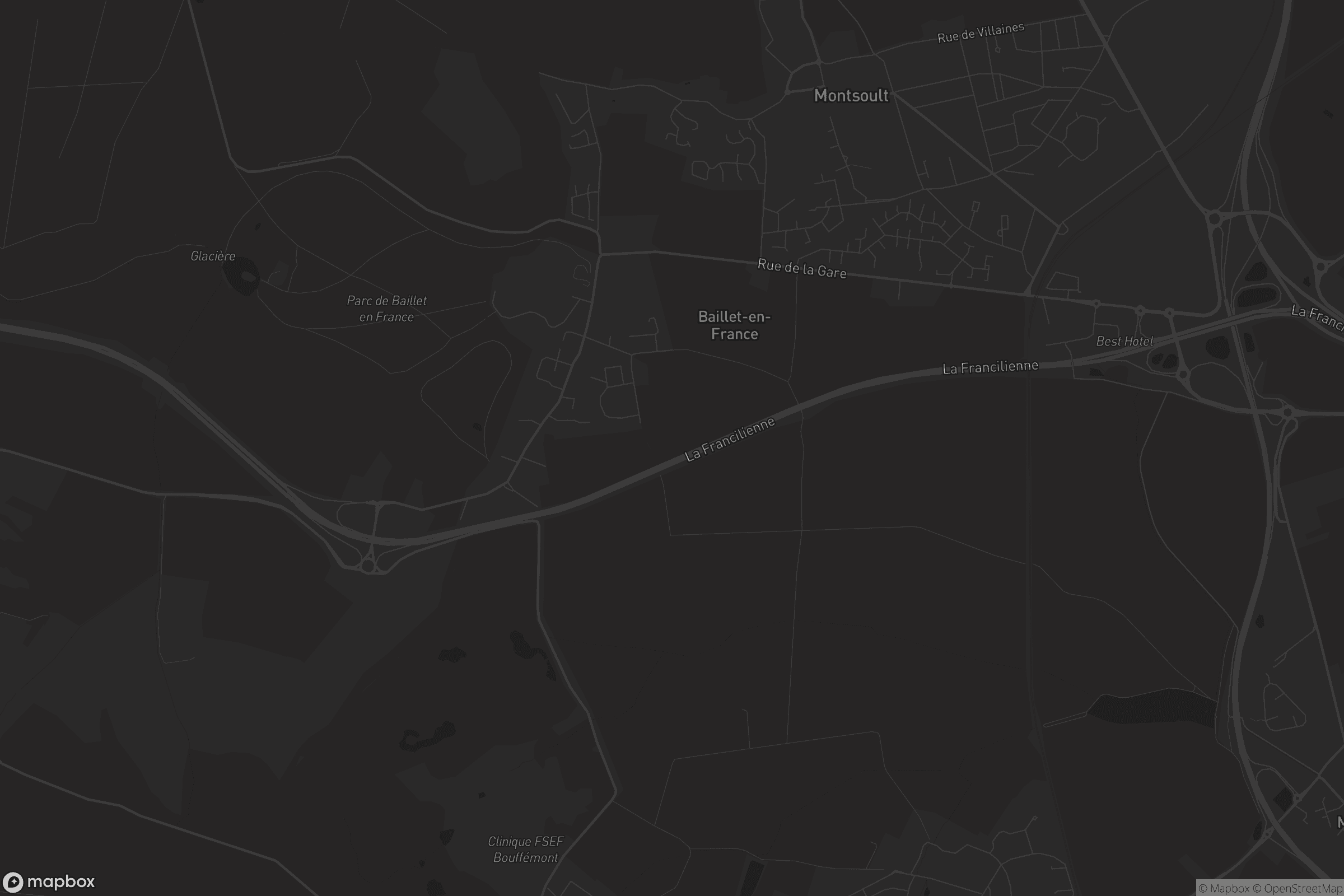 Carte de Baillet-en-France