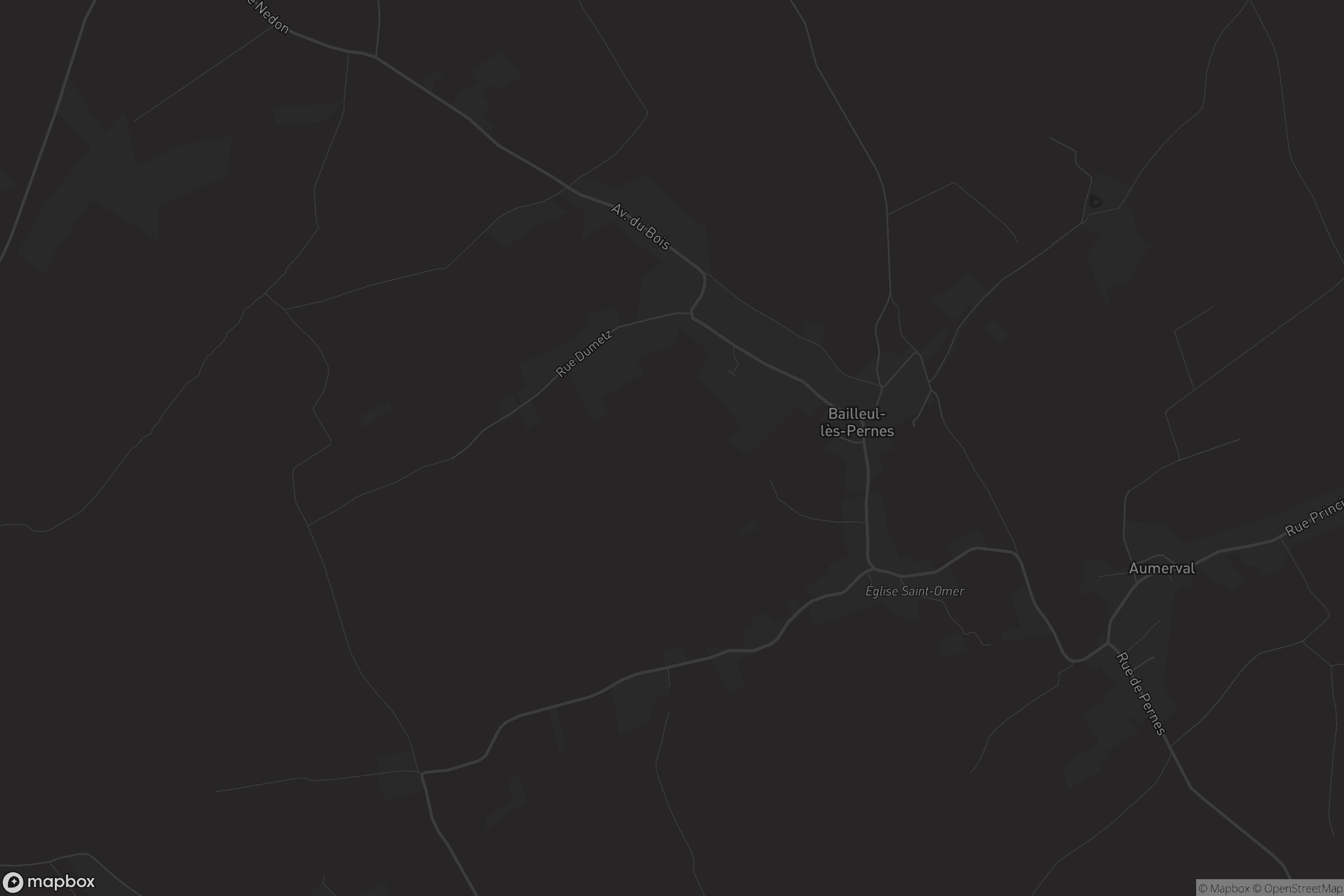 Carte de Bailleul-lès-Pernes