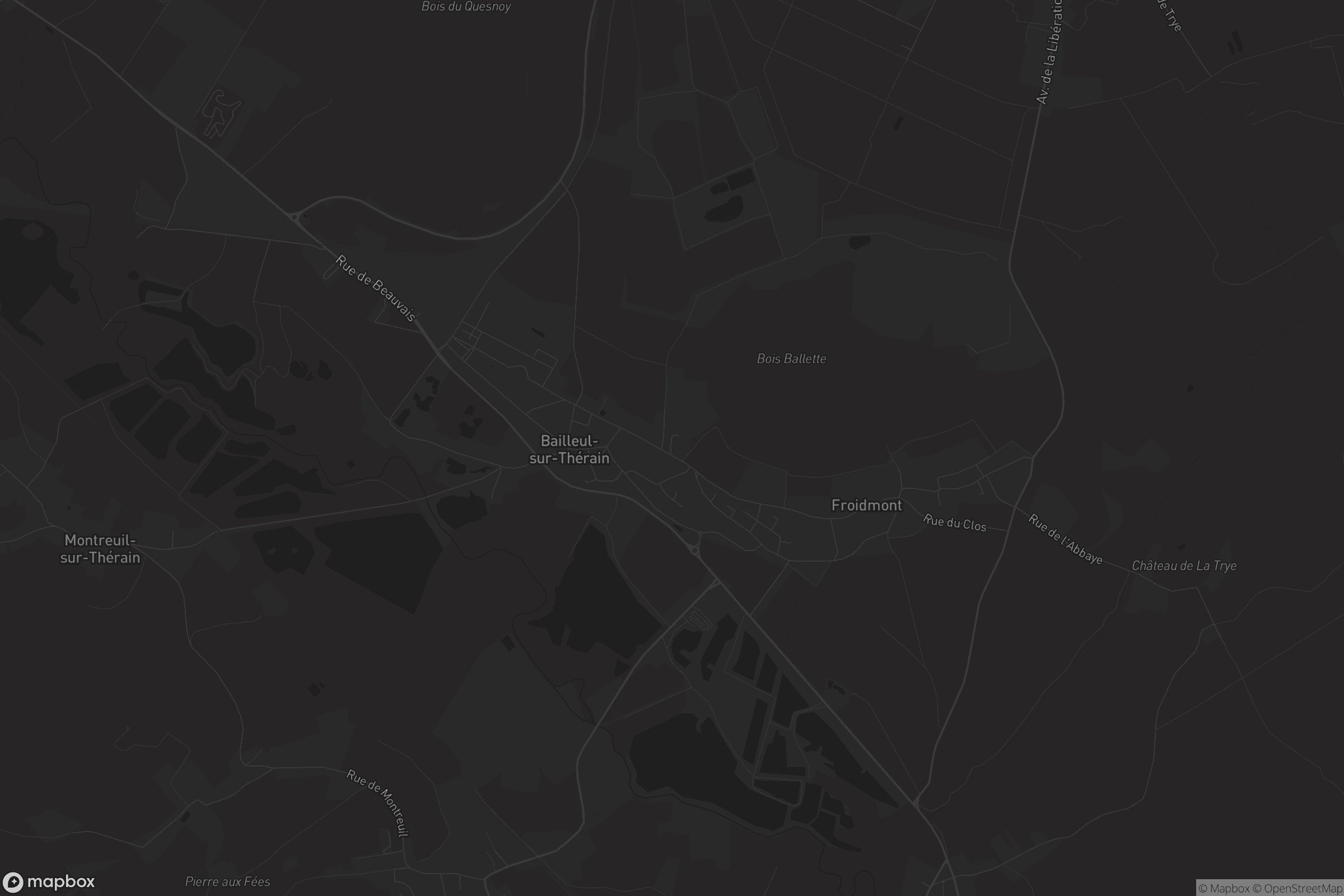 Carte de Bailleul-sur-Thérain