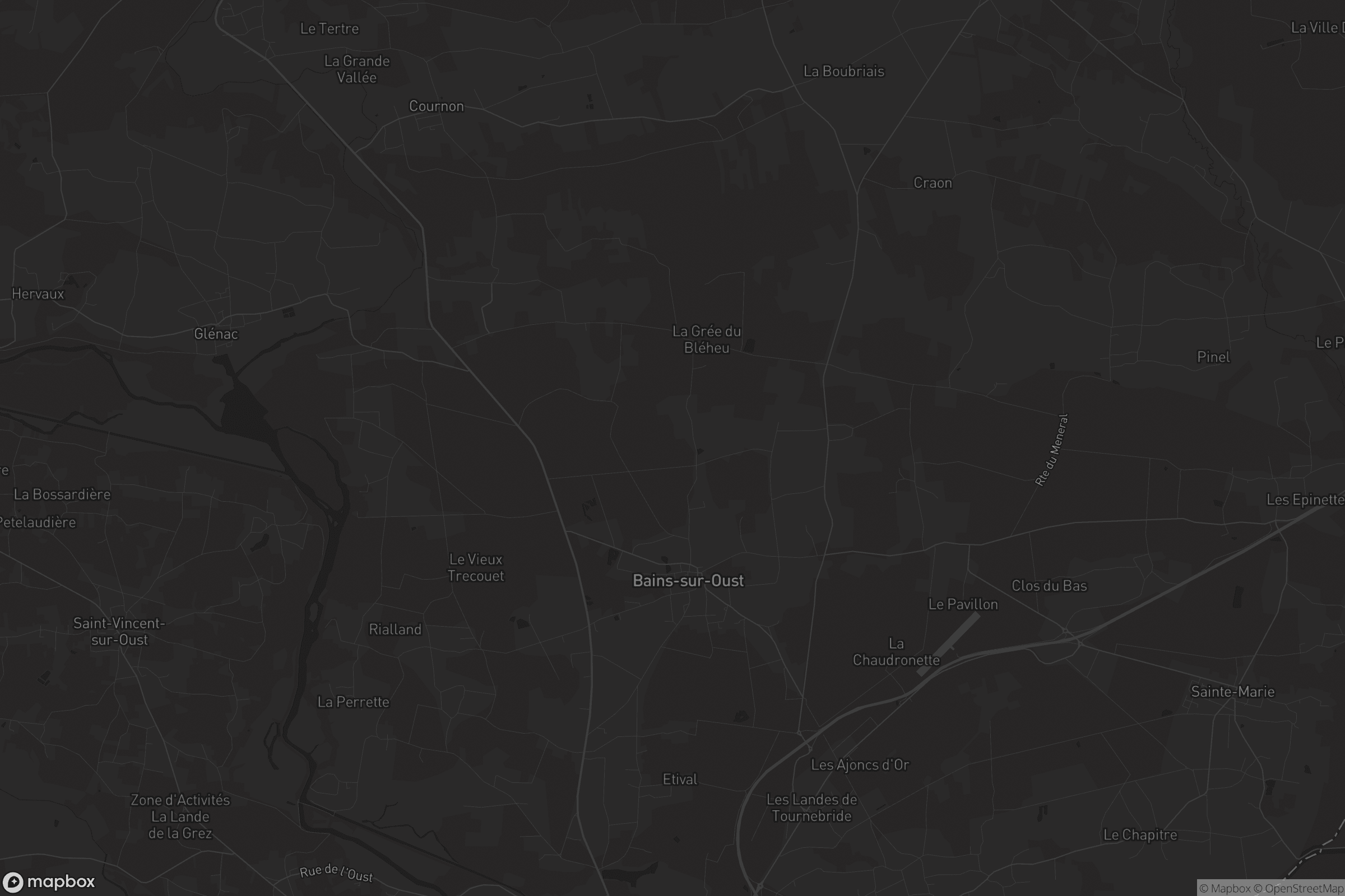 Carte de Bains-sur-Oust