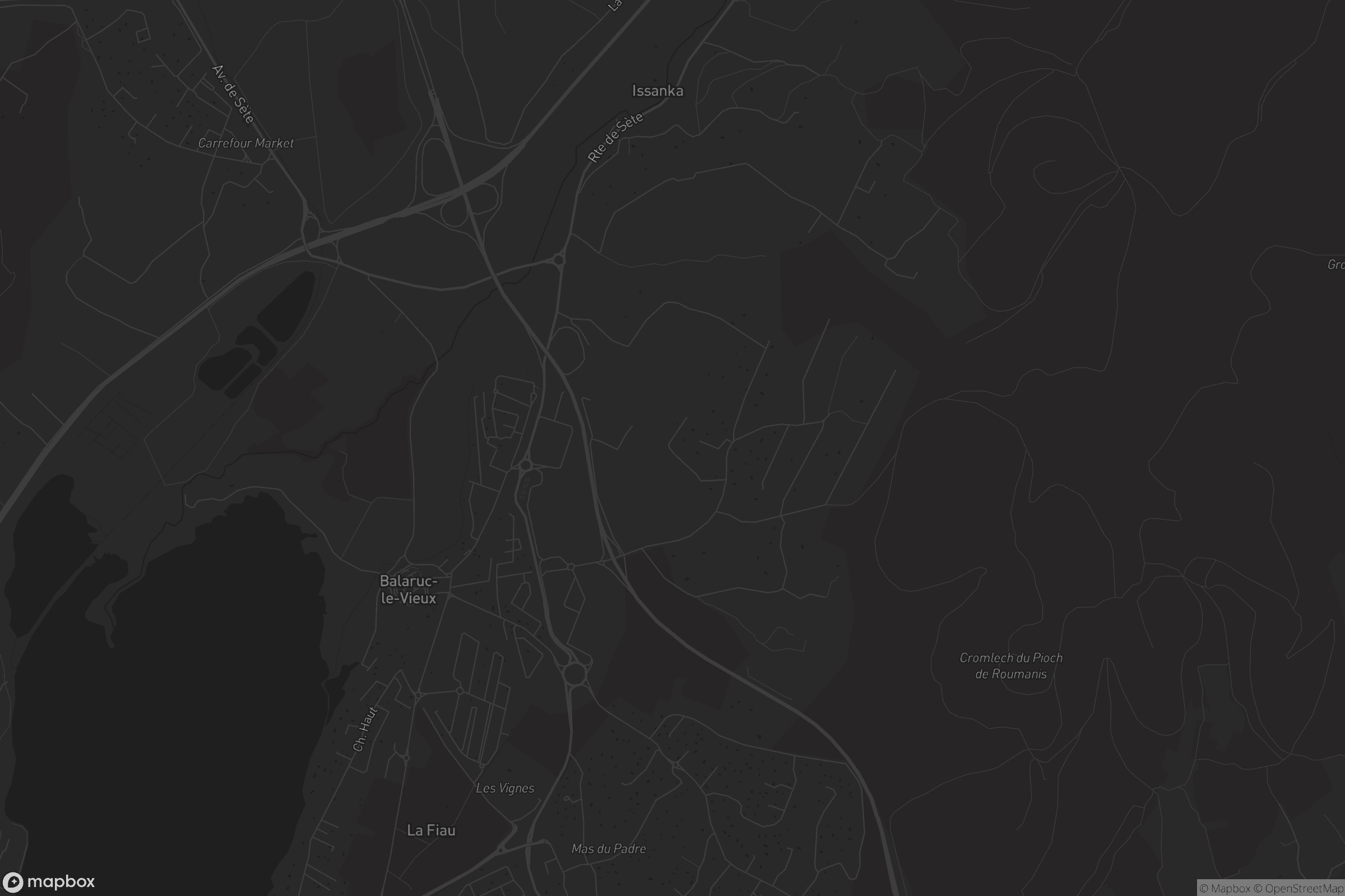 Carte de Balaruc-le-Vieux