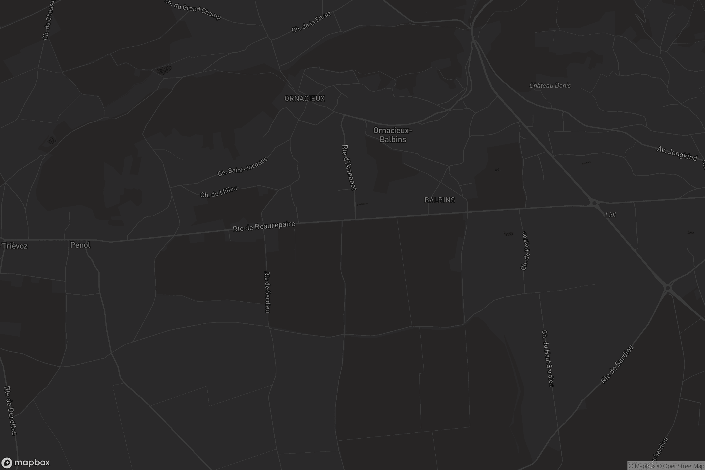 Carte de Balbins