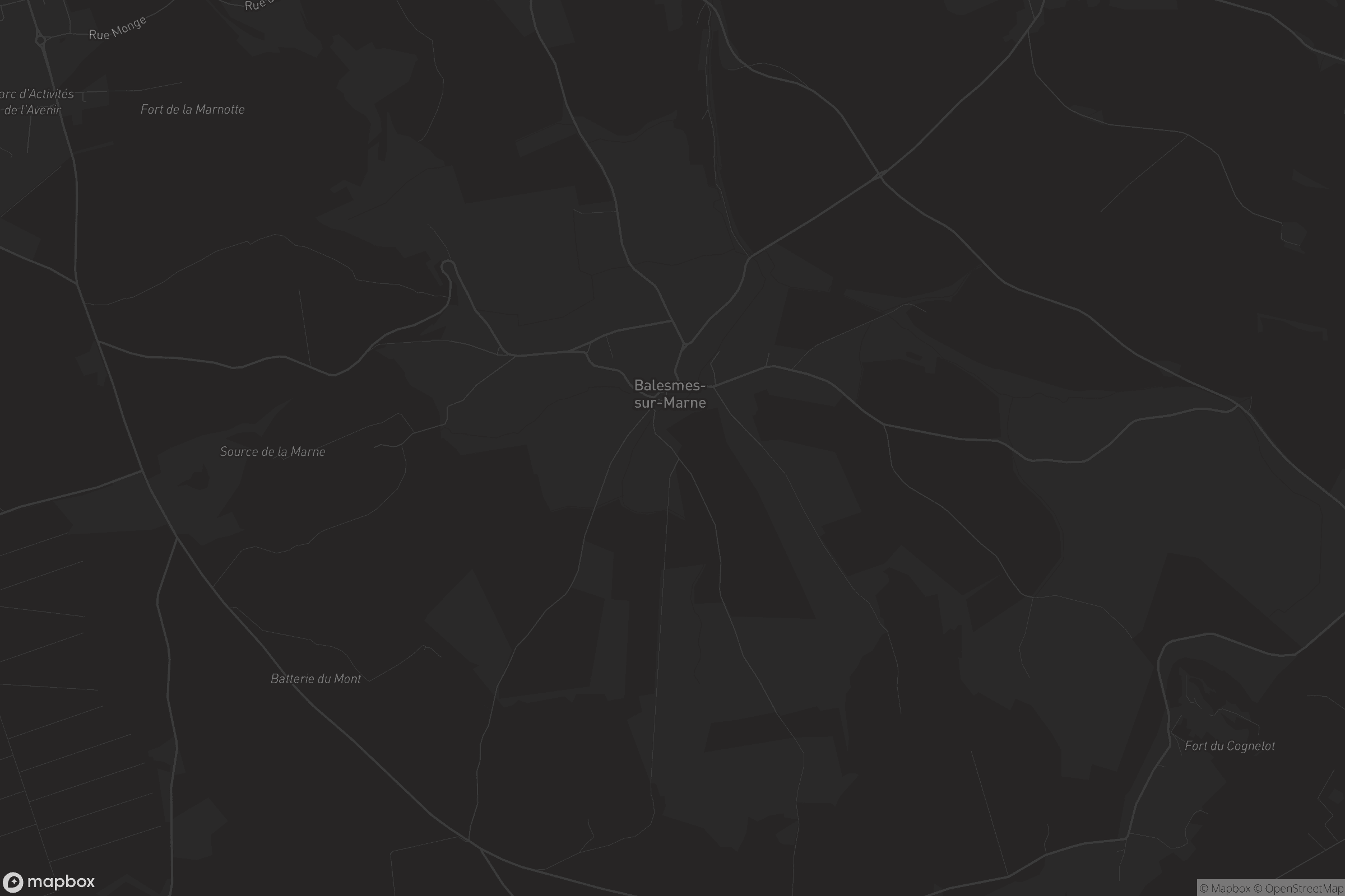 Carte de Balesmes-sur-Marne