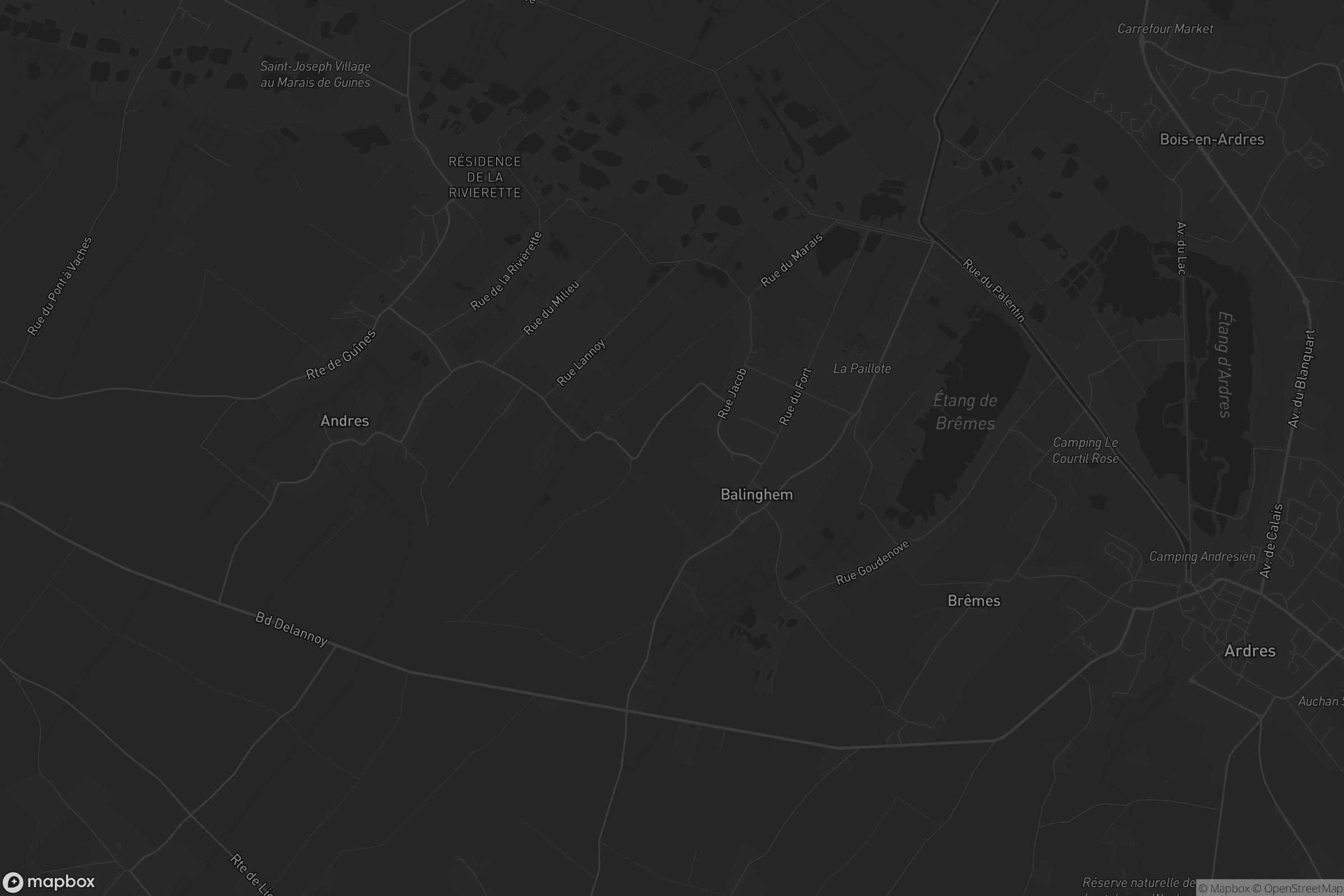 Carte de Balinghem