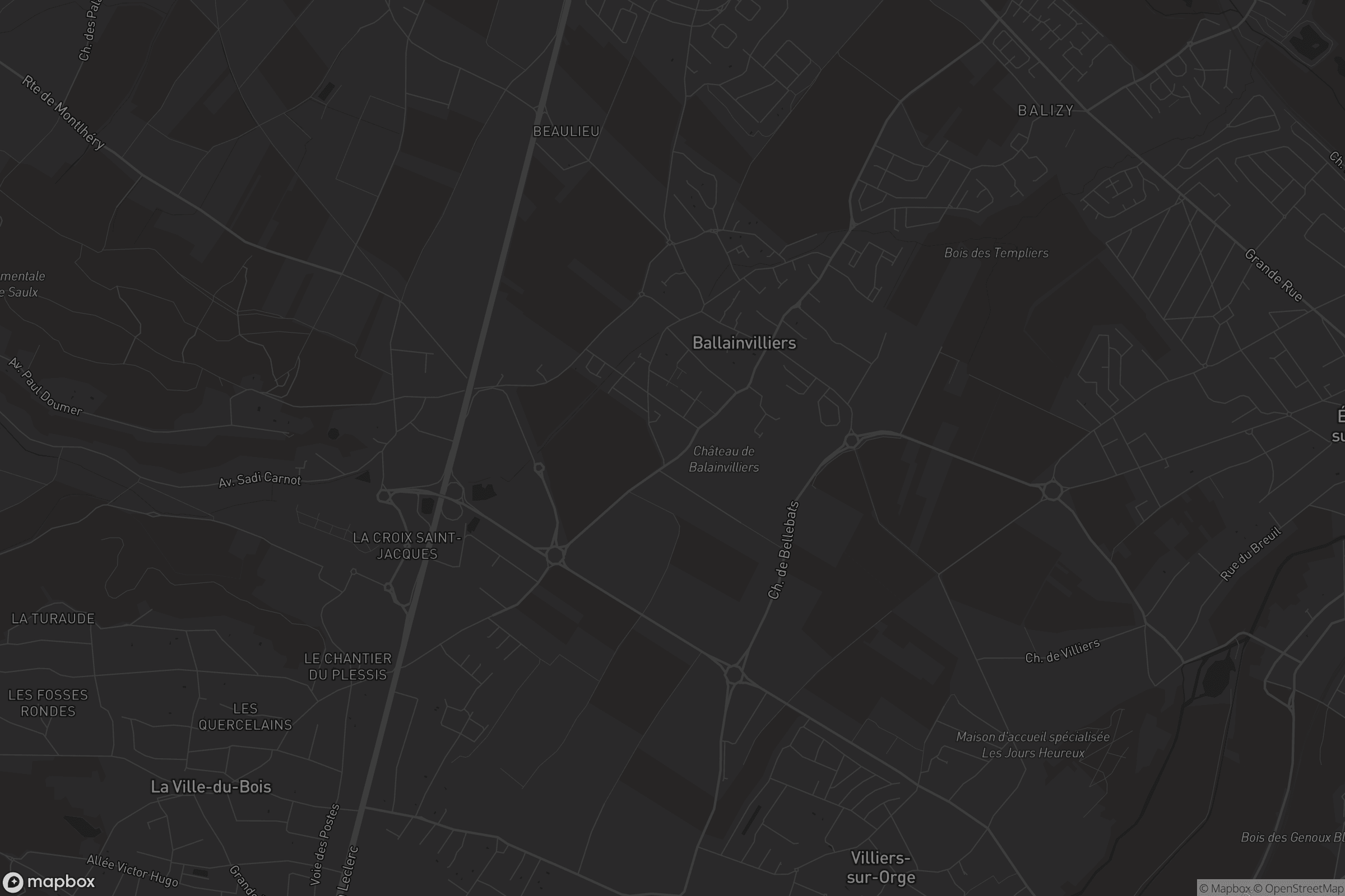 Carte de Ballainvilliers