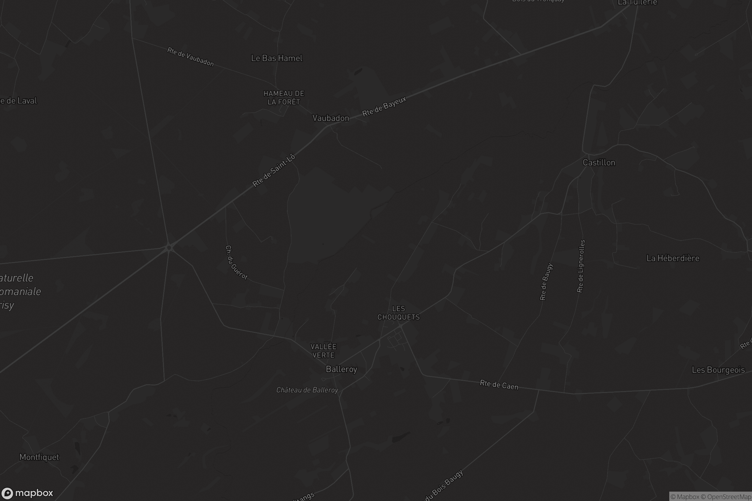 Carte de Balleroy-sur-Drôme