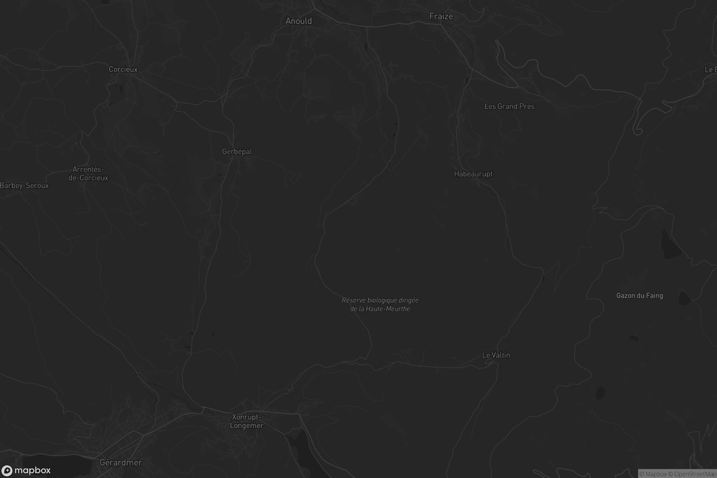 Carte de Ban-sur-Meurthe-Clefcy