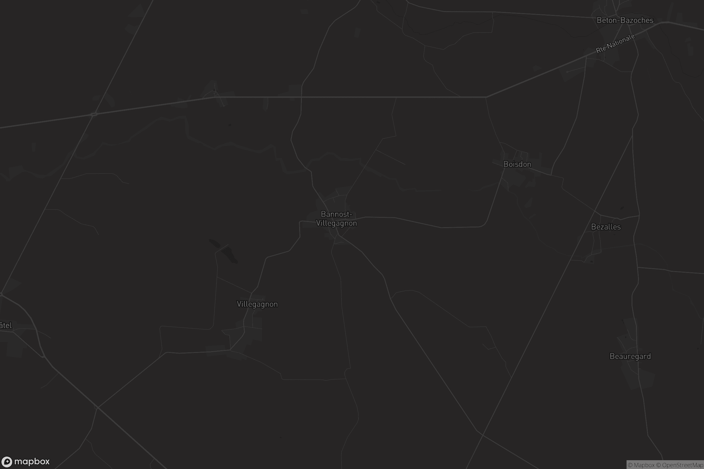 Carte de Bannost-Villegagnon