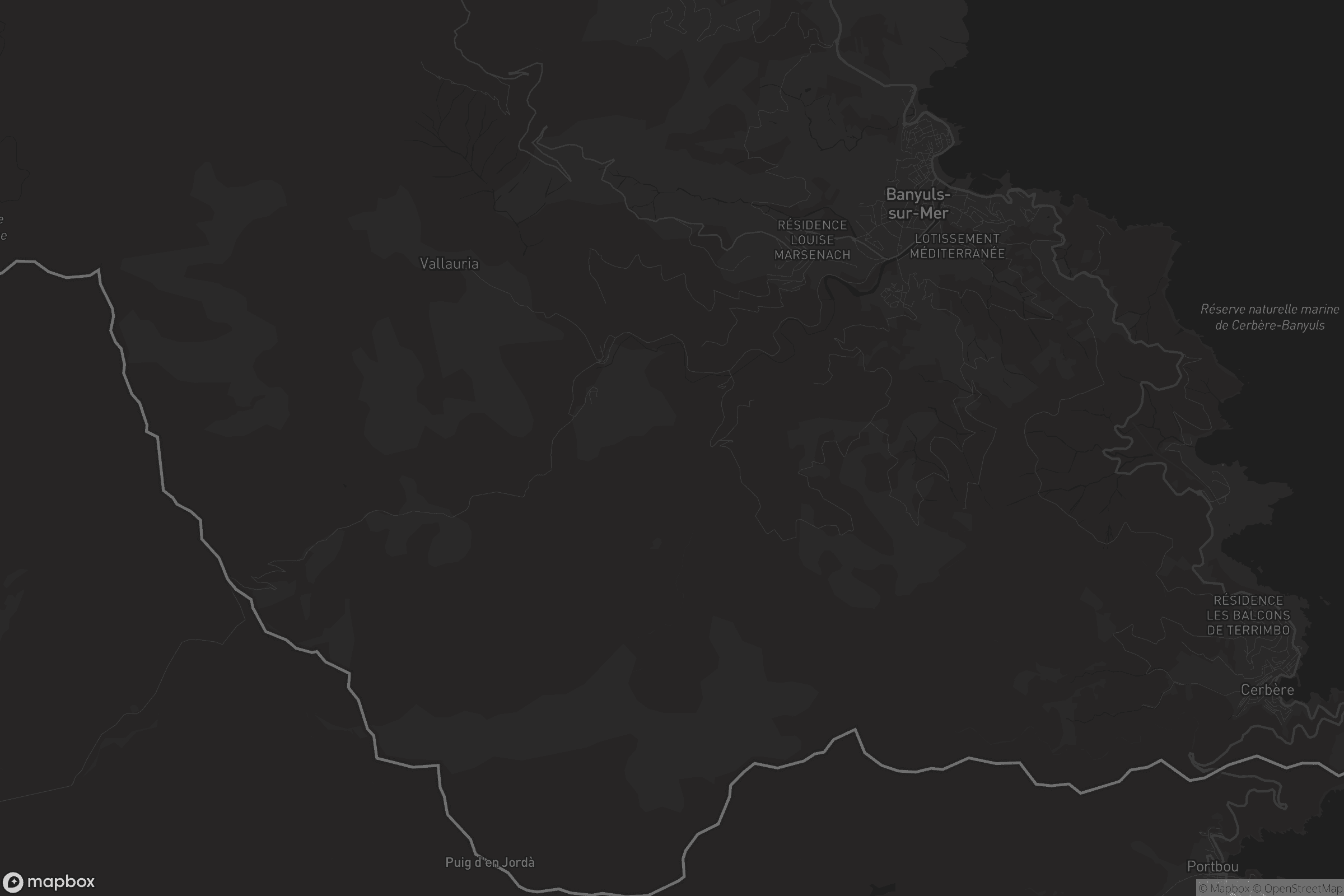 Carte de Banyuls-sur-Mer