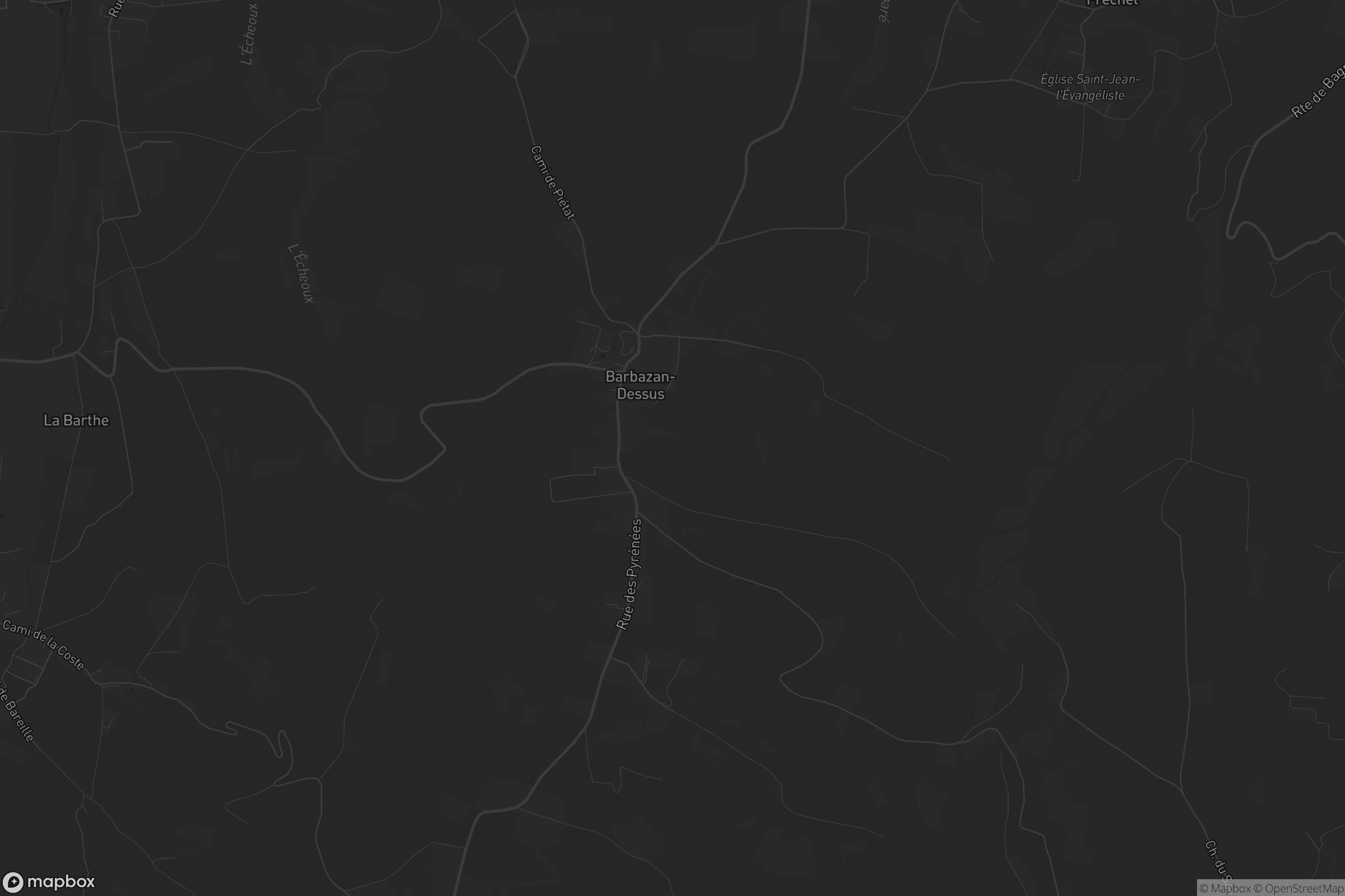 Carte de Barbazan-Dessus