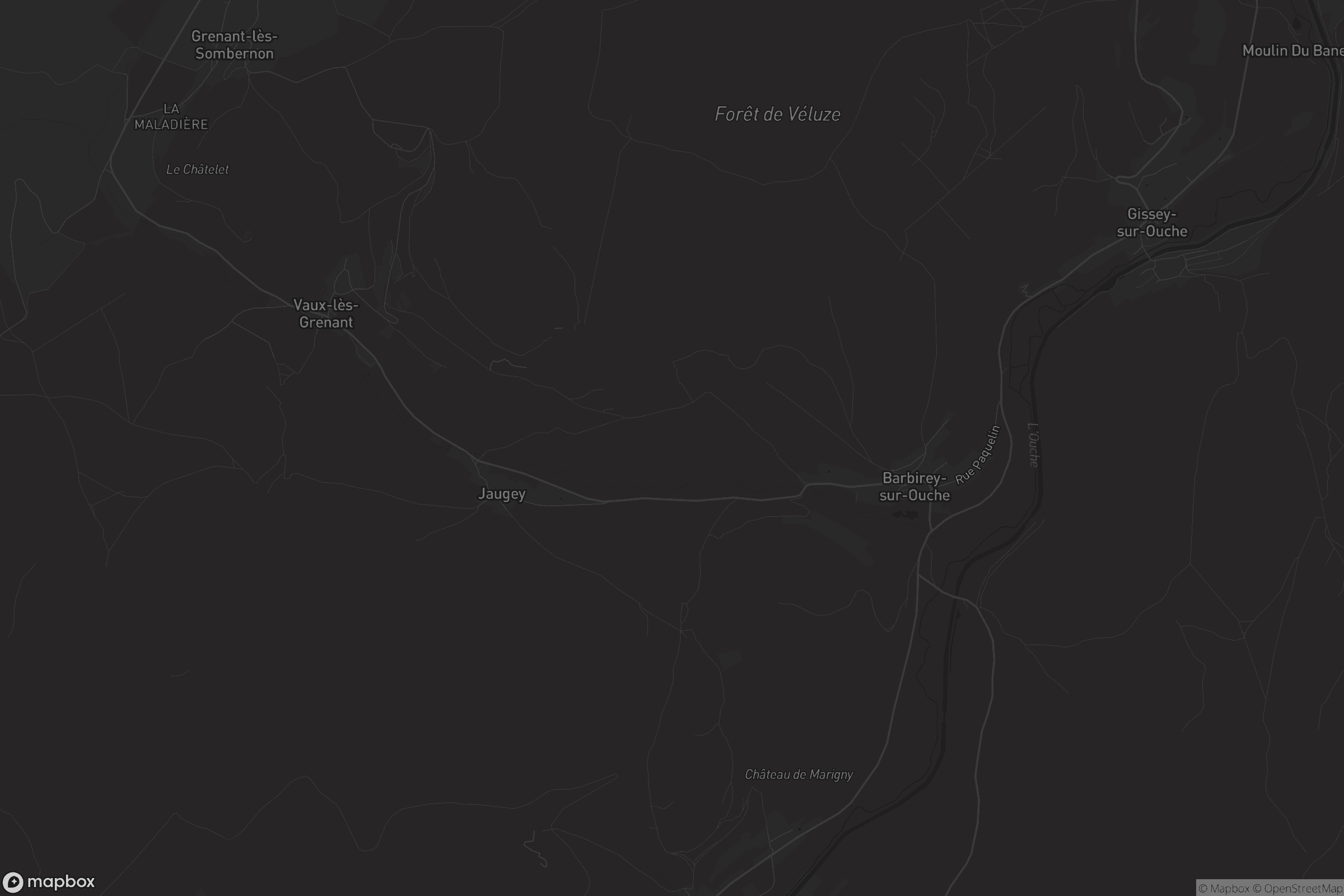 Carte de Barbirey-sur-Ouche