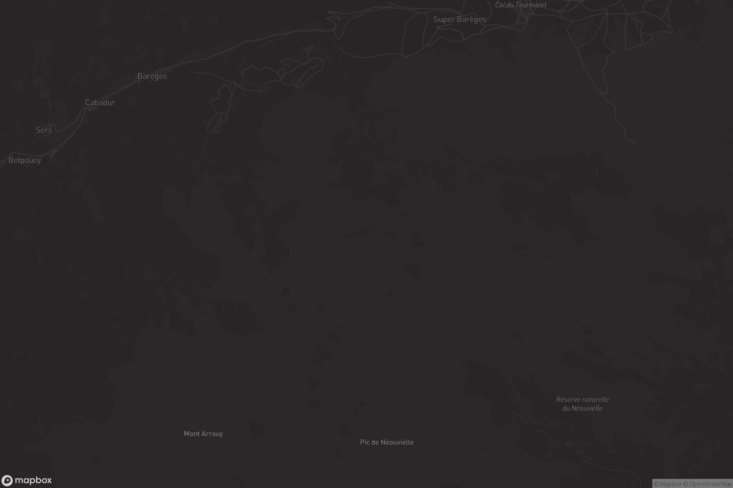Carte de Barèges