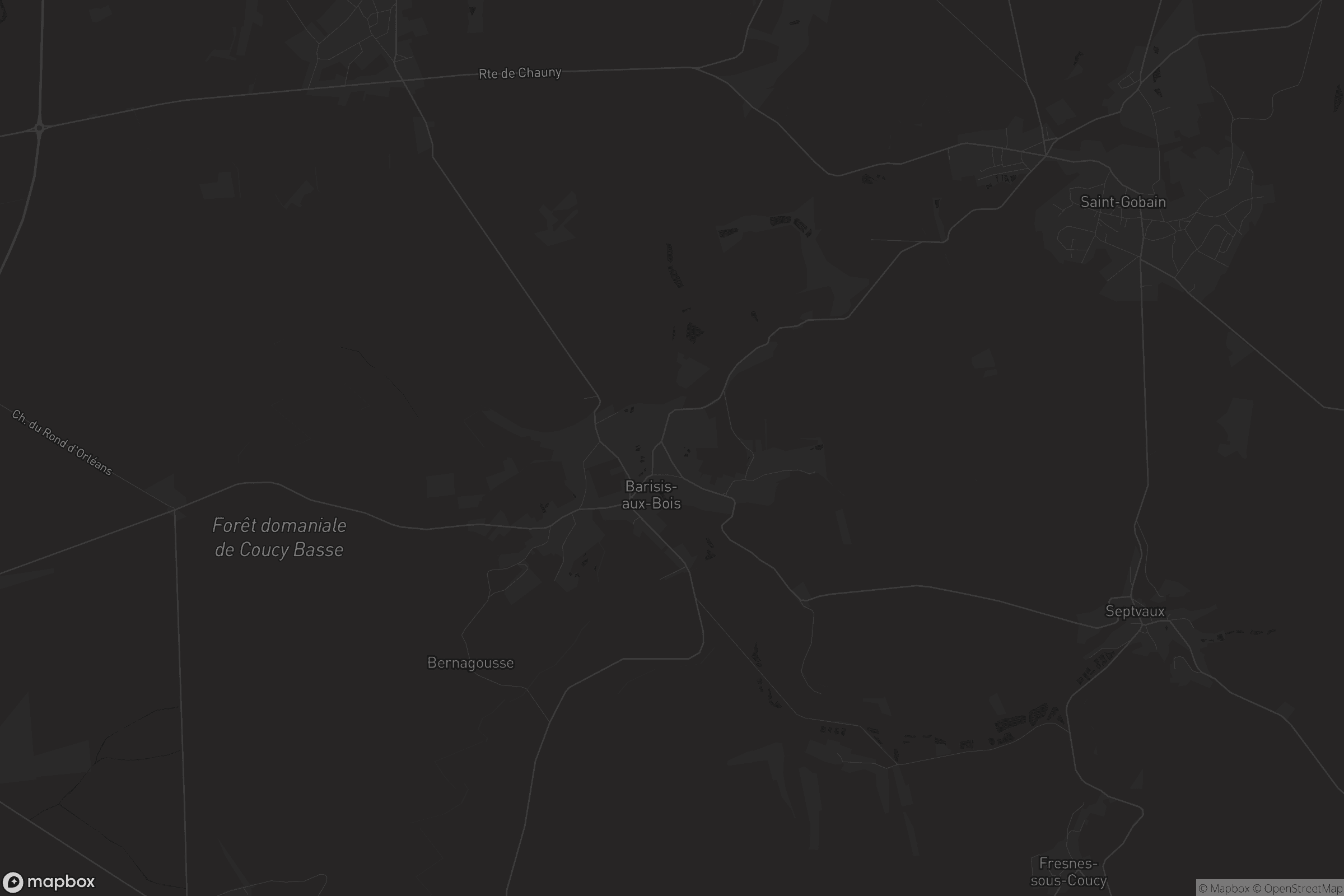 Carte de Barisis-aux-Bois