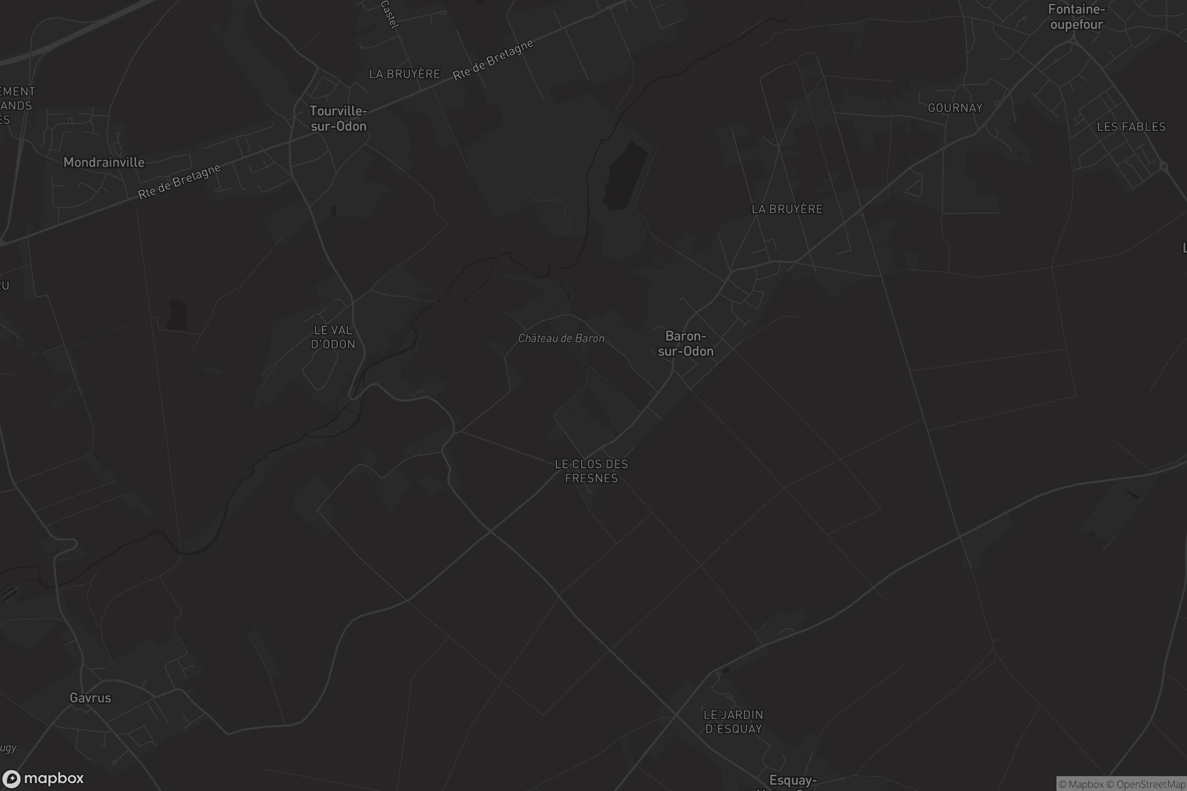 Carte de Baron-sur-Odon