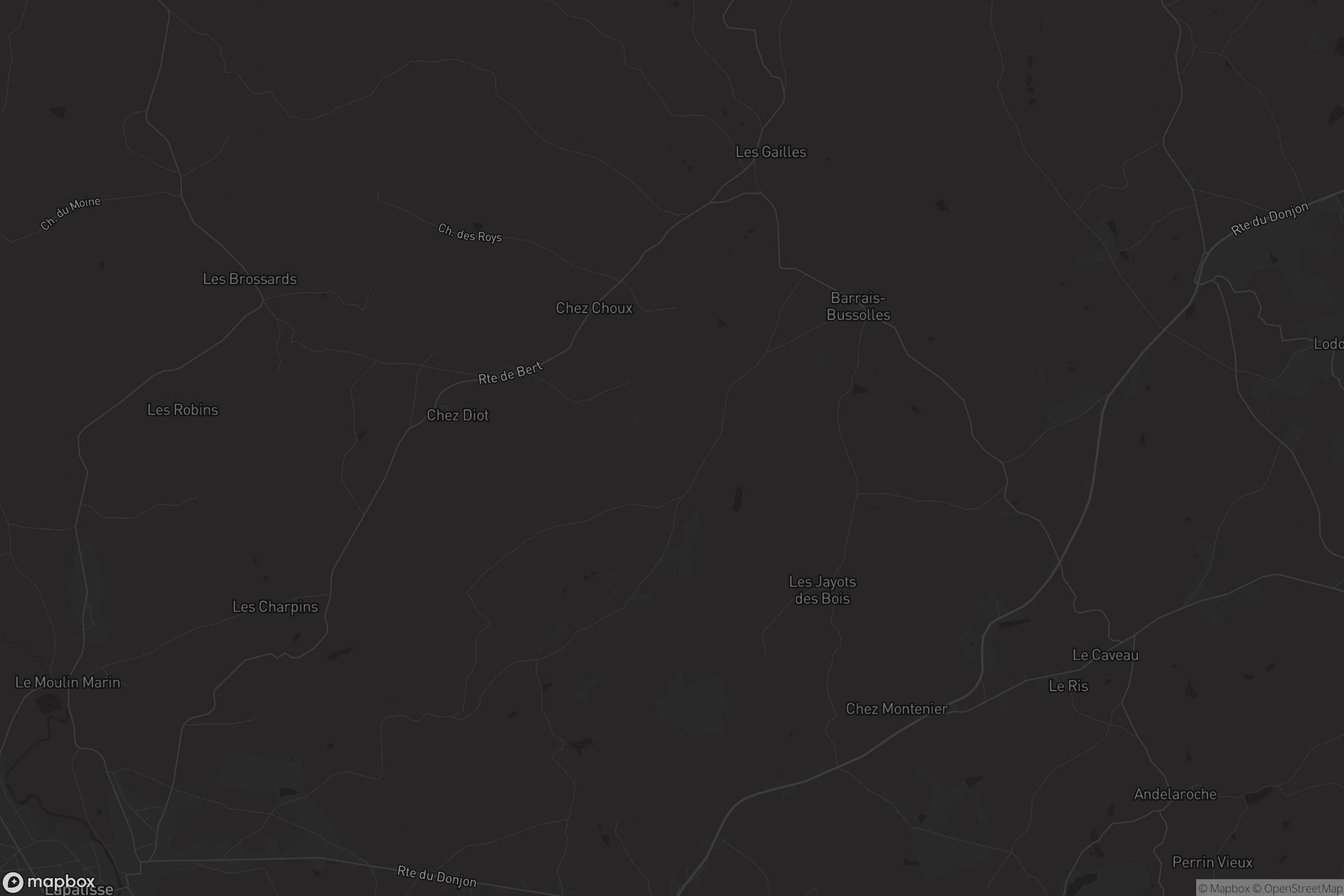 Carte de Barrais-Bussolles