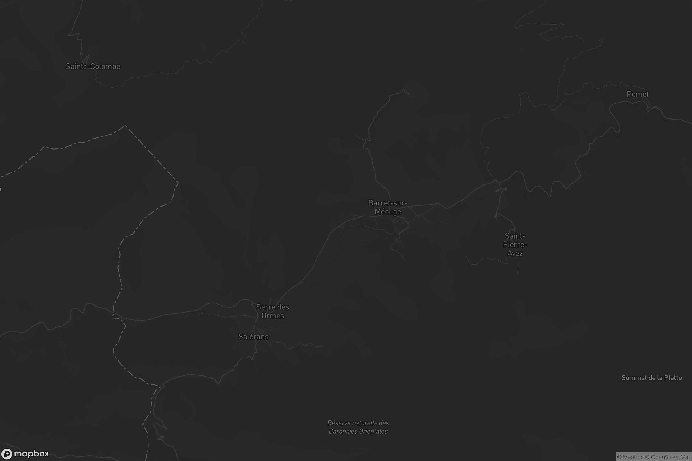 Carte de Barret-sur-Méouge