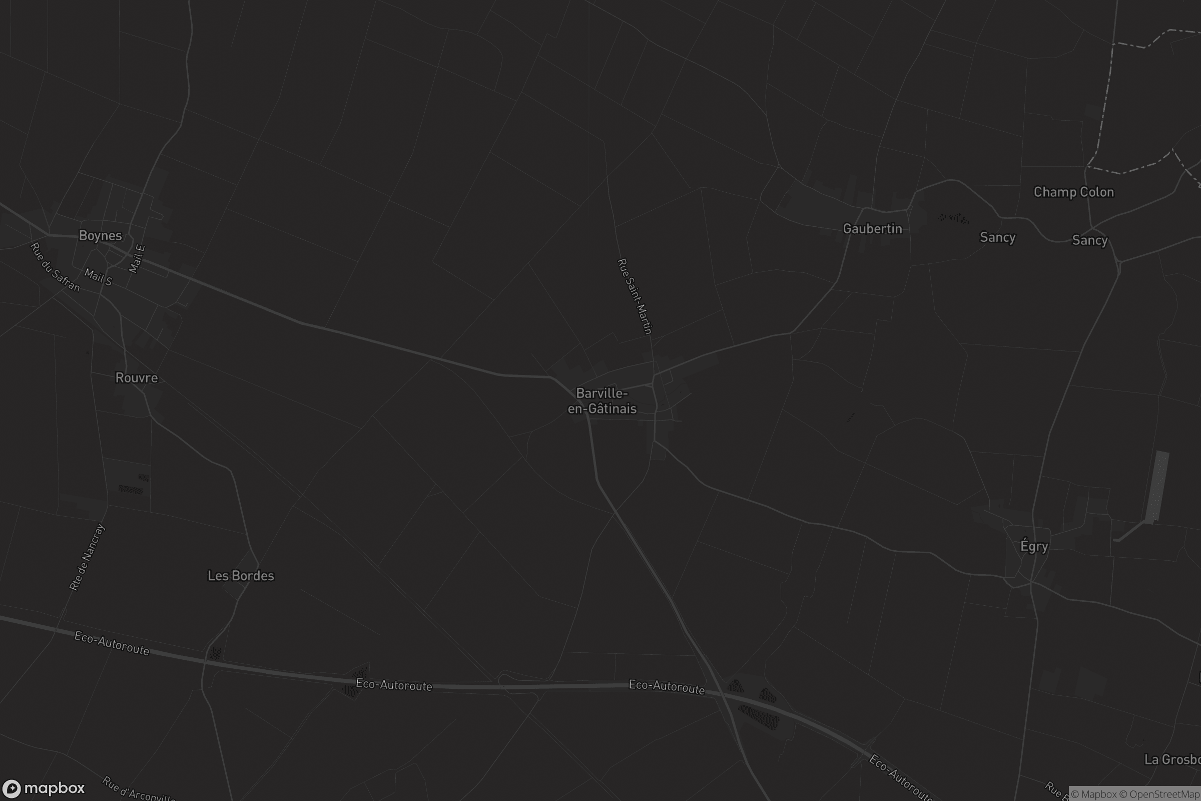 Carte de Barville-en-Gâtinais