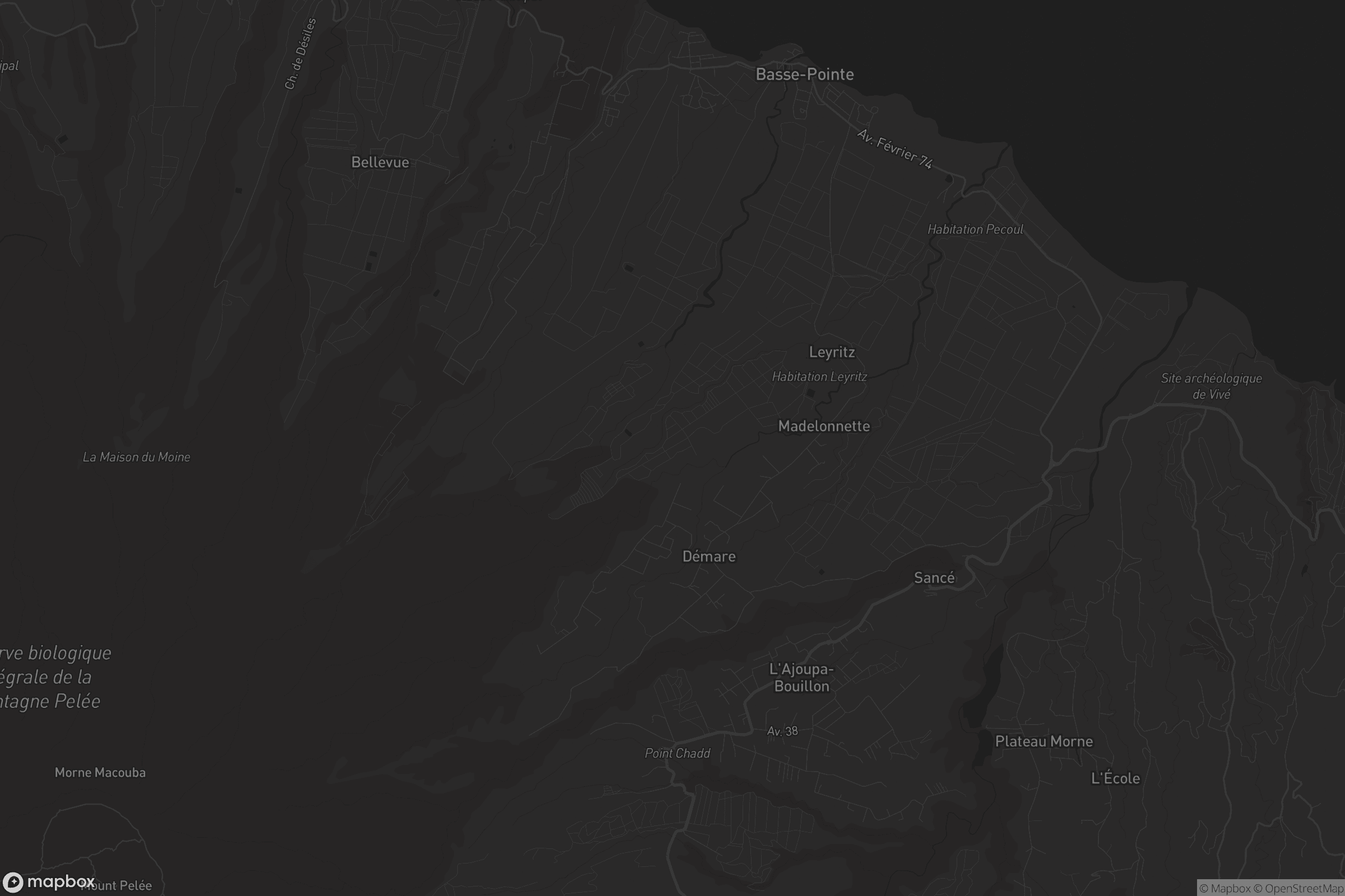 Carte de Basse-Pointe