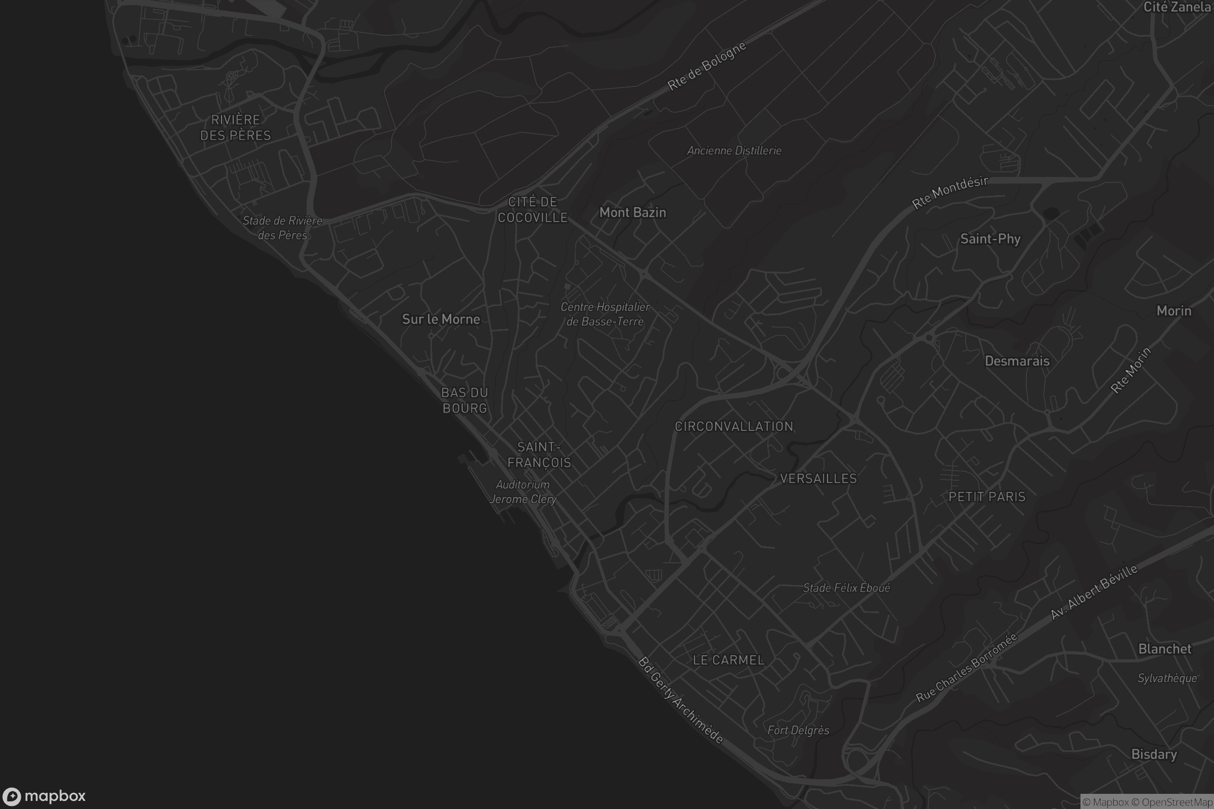 Carte de Basse-Terre