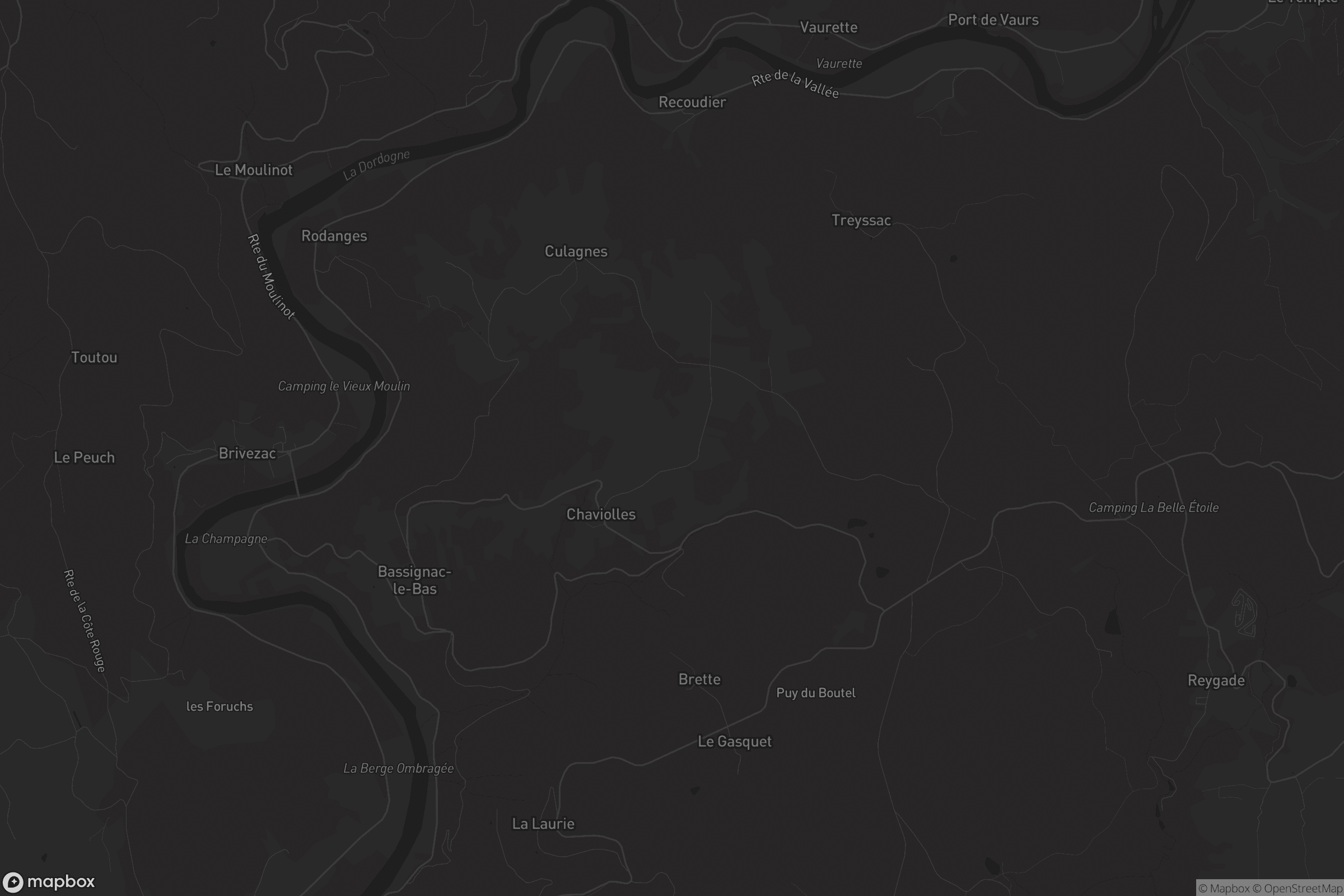 Carte de Bassignac-le-Bas