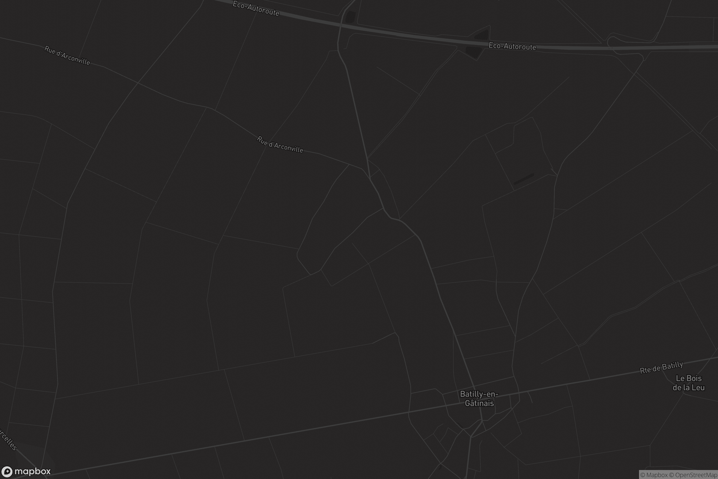 Carte de Batilly-en-Gâtinais