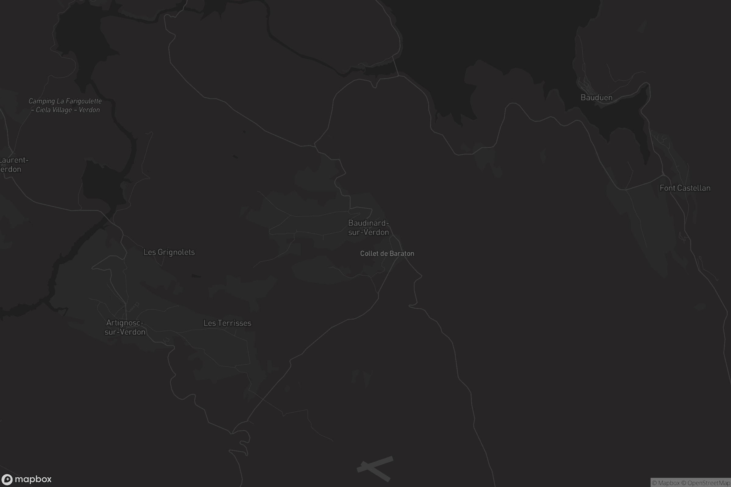 Carte de Baudinard-sur-Verdon