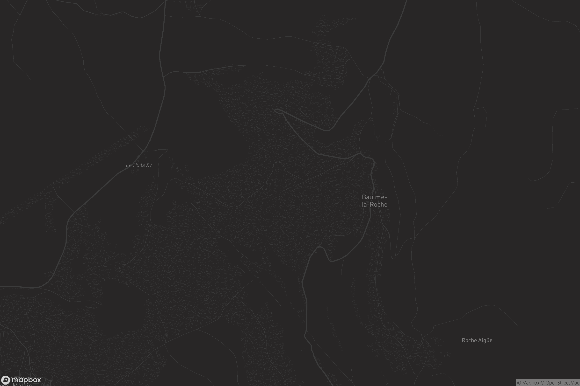 Carte de Baulme-la-Roche