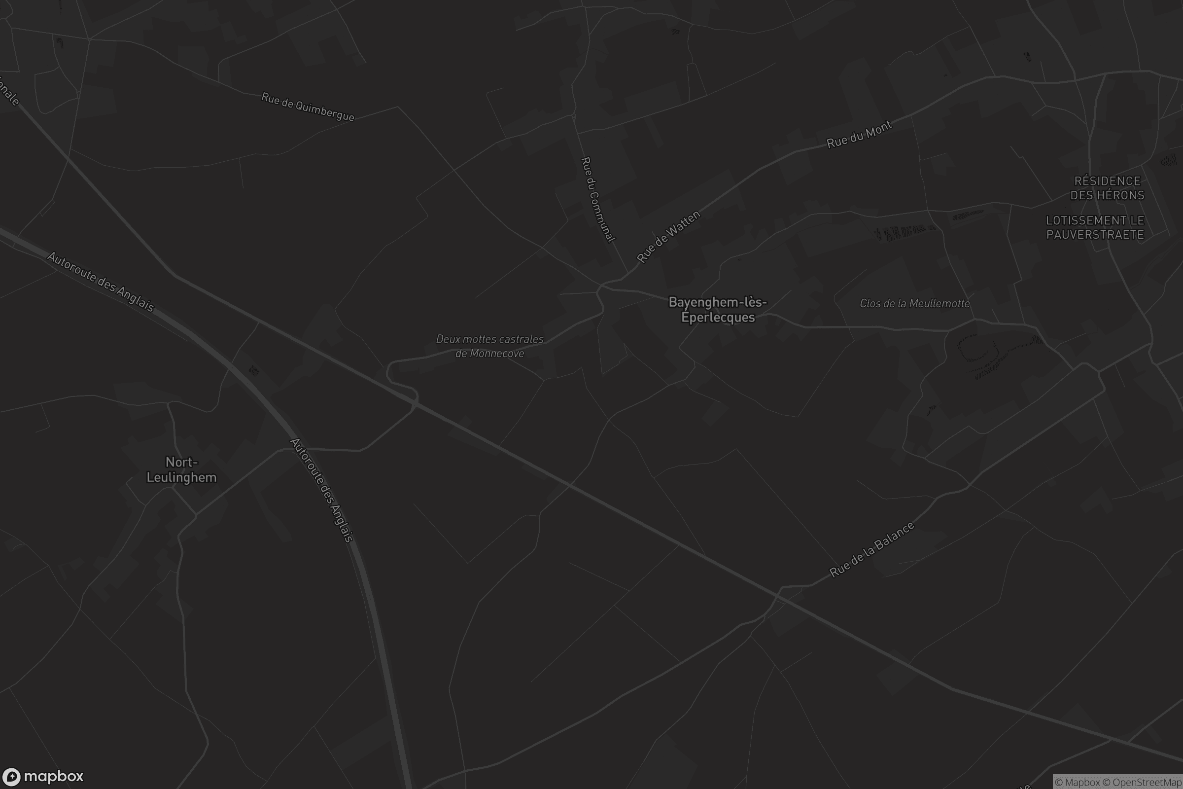 Carte de Bayenghem-lès-Éperlecques