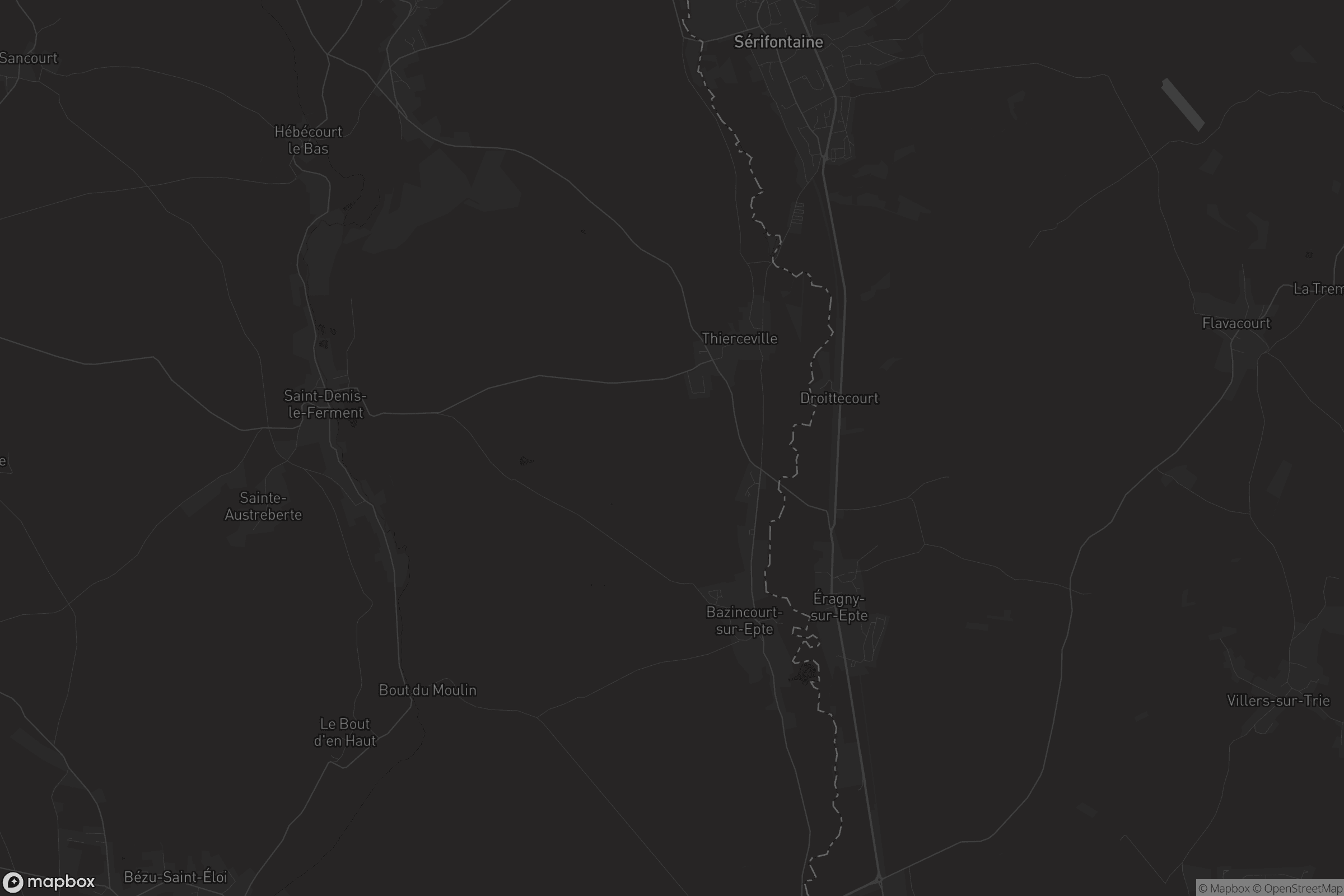 Carte de Bazincourt-sur-Epte