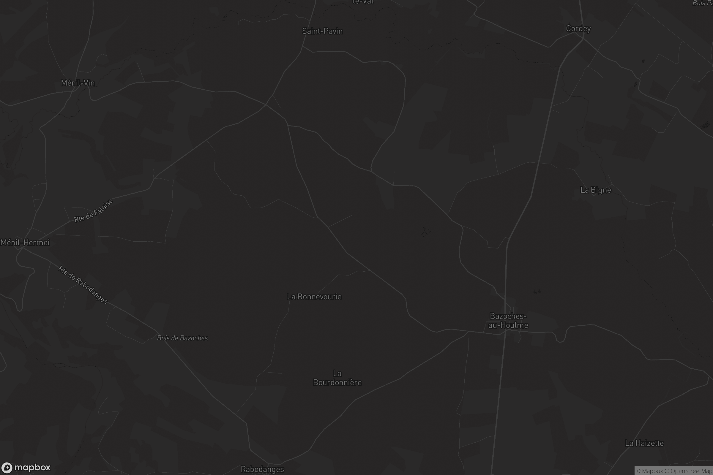 Carte de Bazoches-au-Houlme