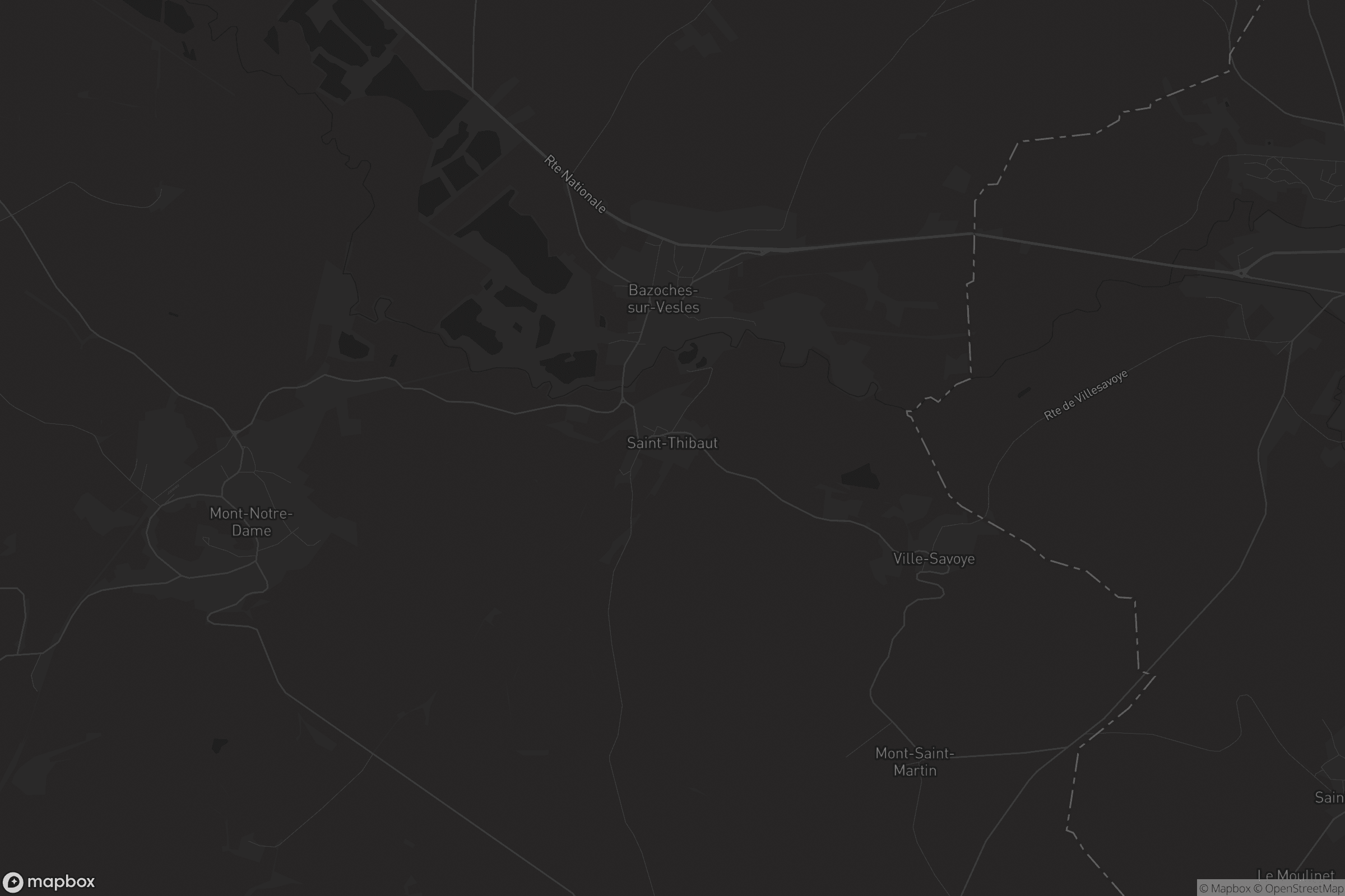 Carte de Bazoches-sur-Vesles