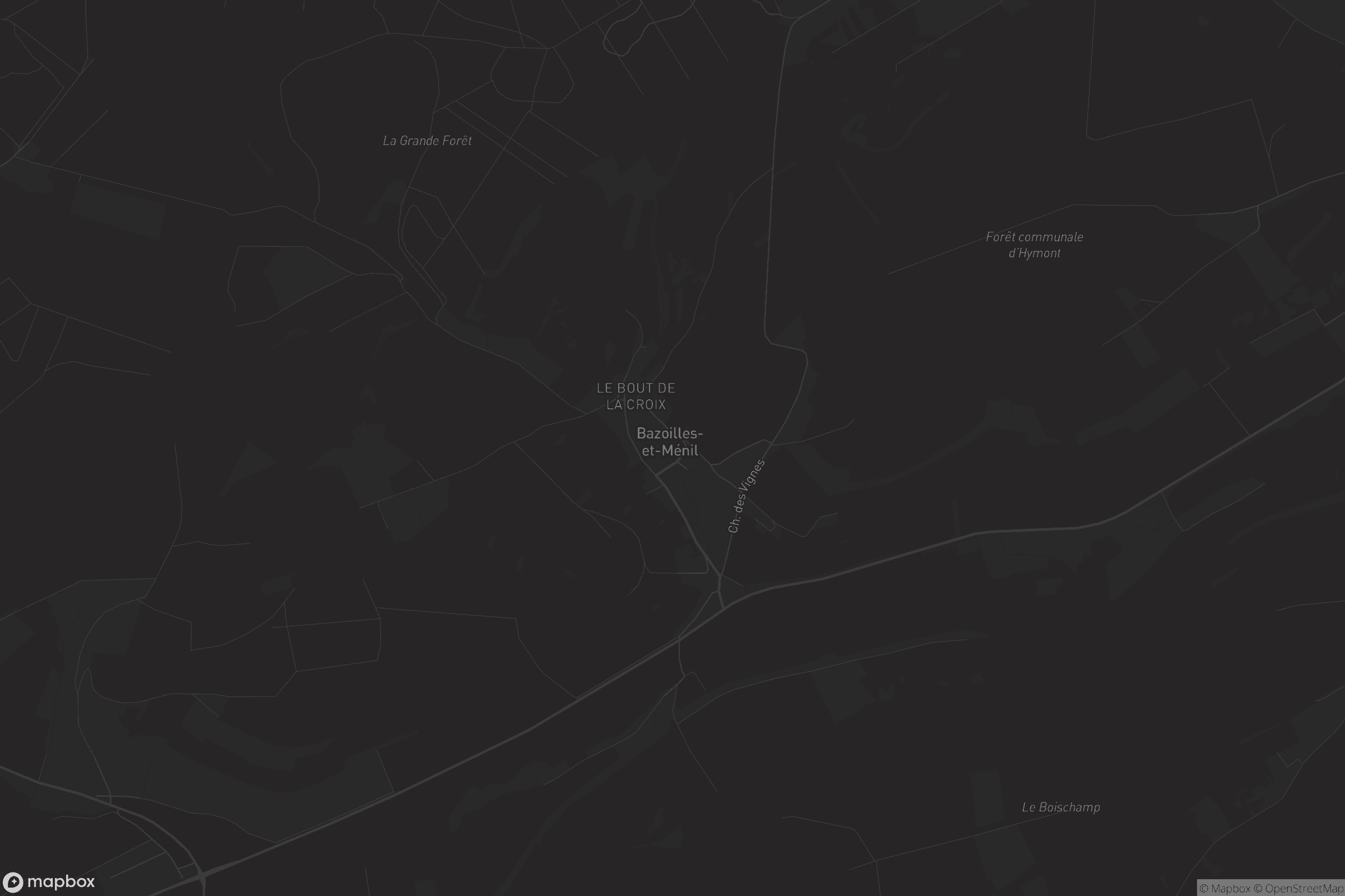 Carte de Bazoilles-et-Ménil