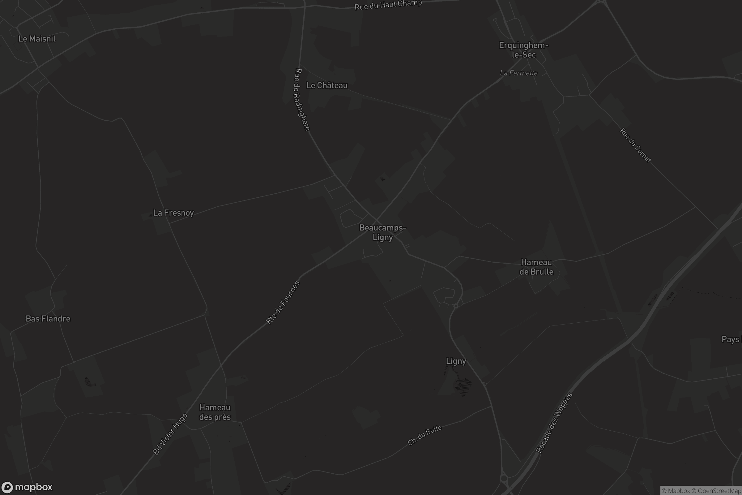 Carte de Beaucamps-Ligny