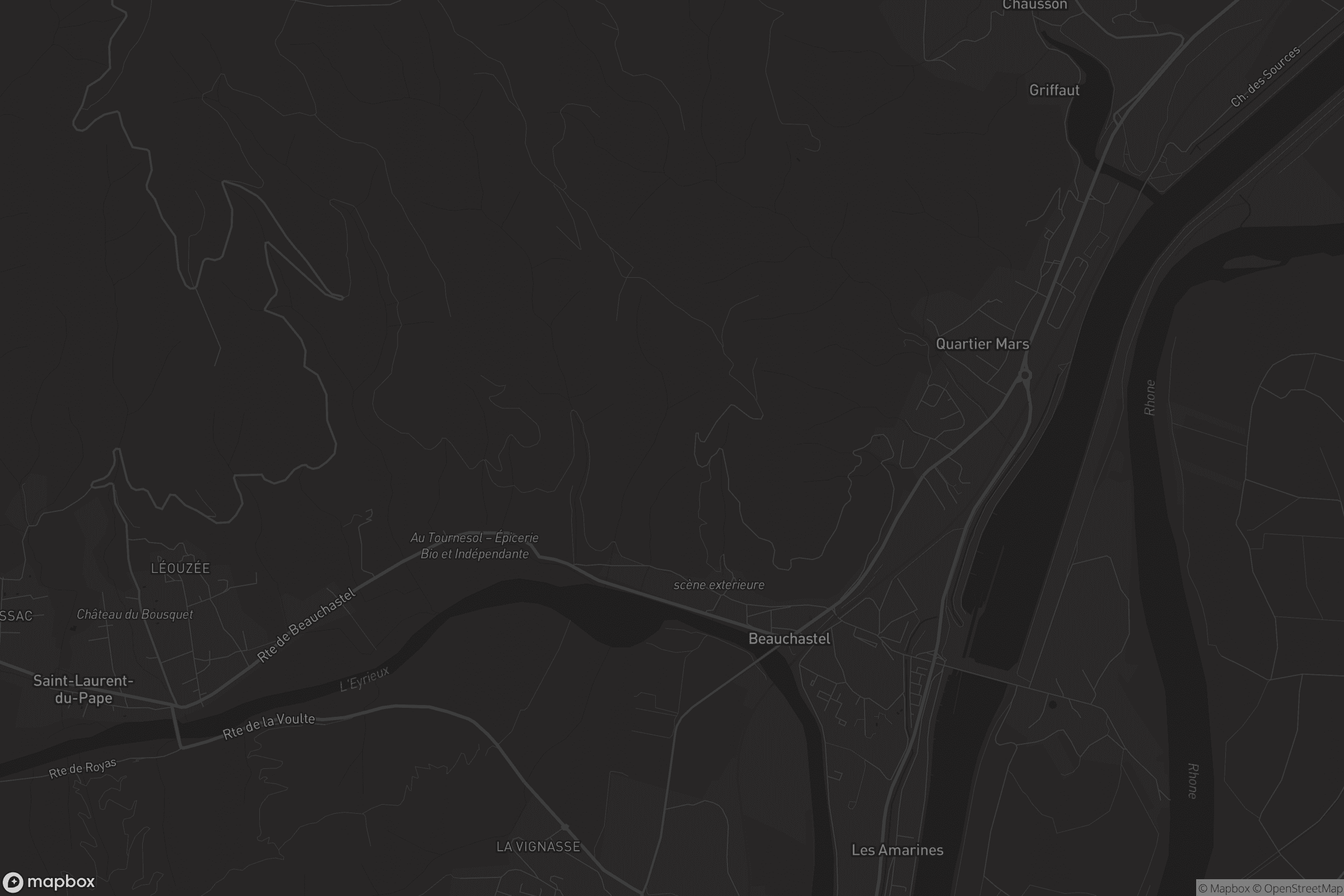 Carte de Beauchastel