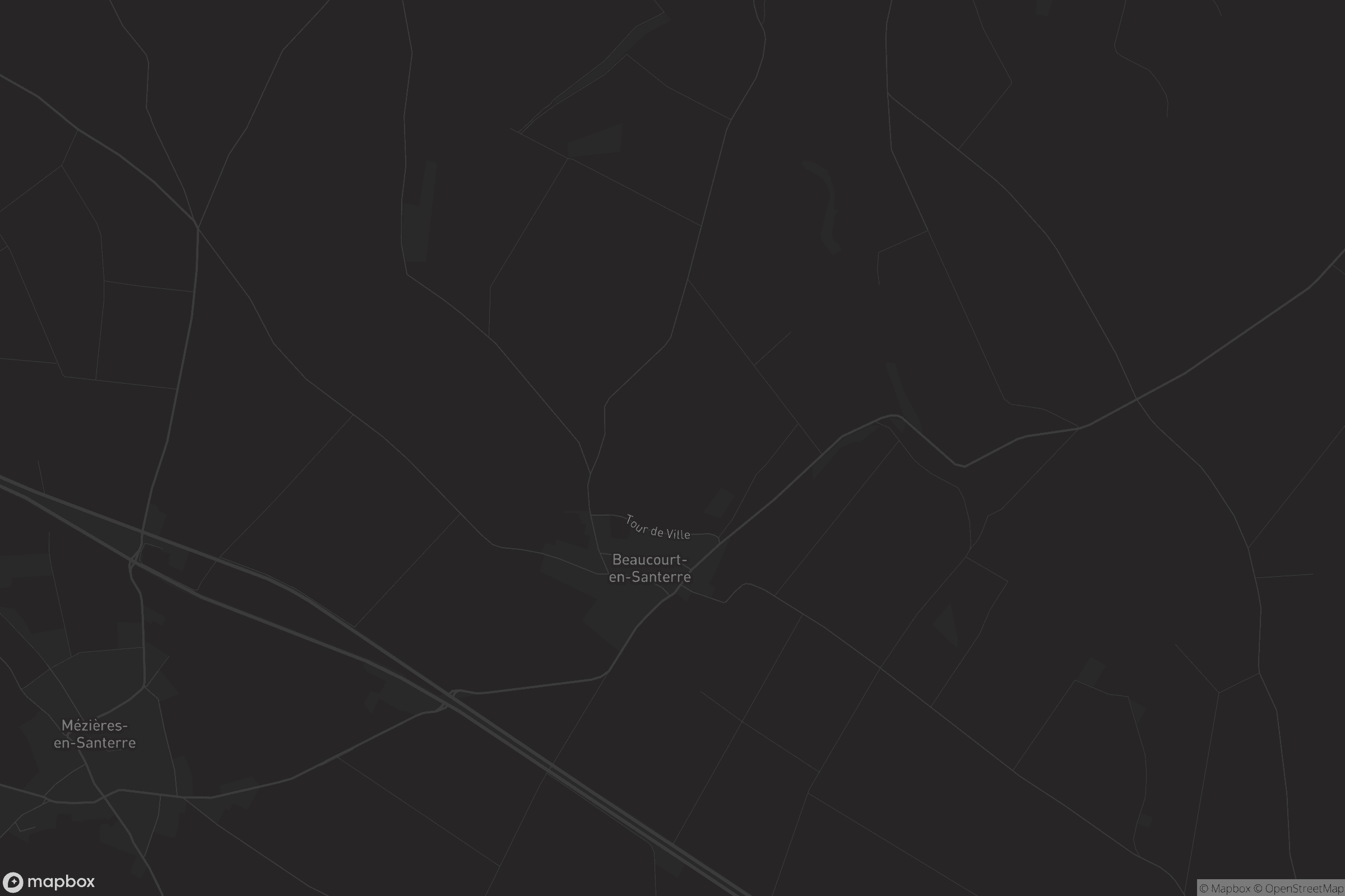 Carte de Beaucourt-en-Santerre