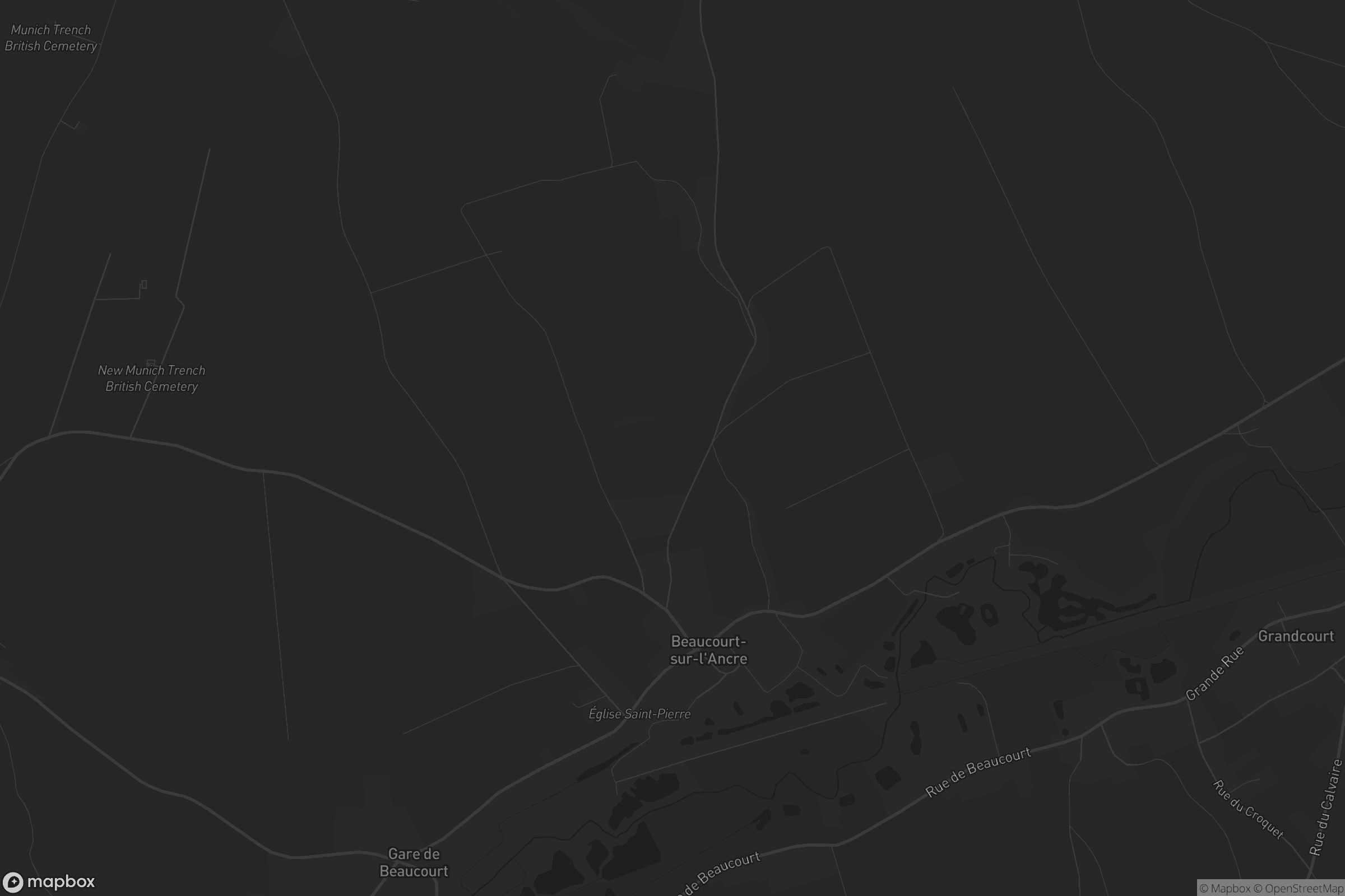 Carte de Beaucourt-sur-l'Ancre