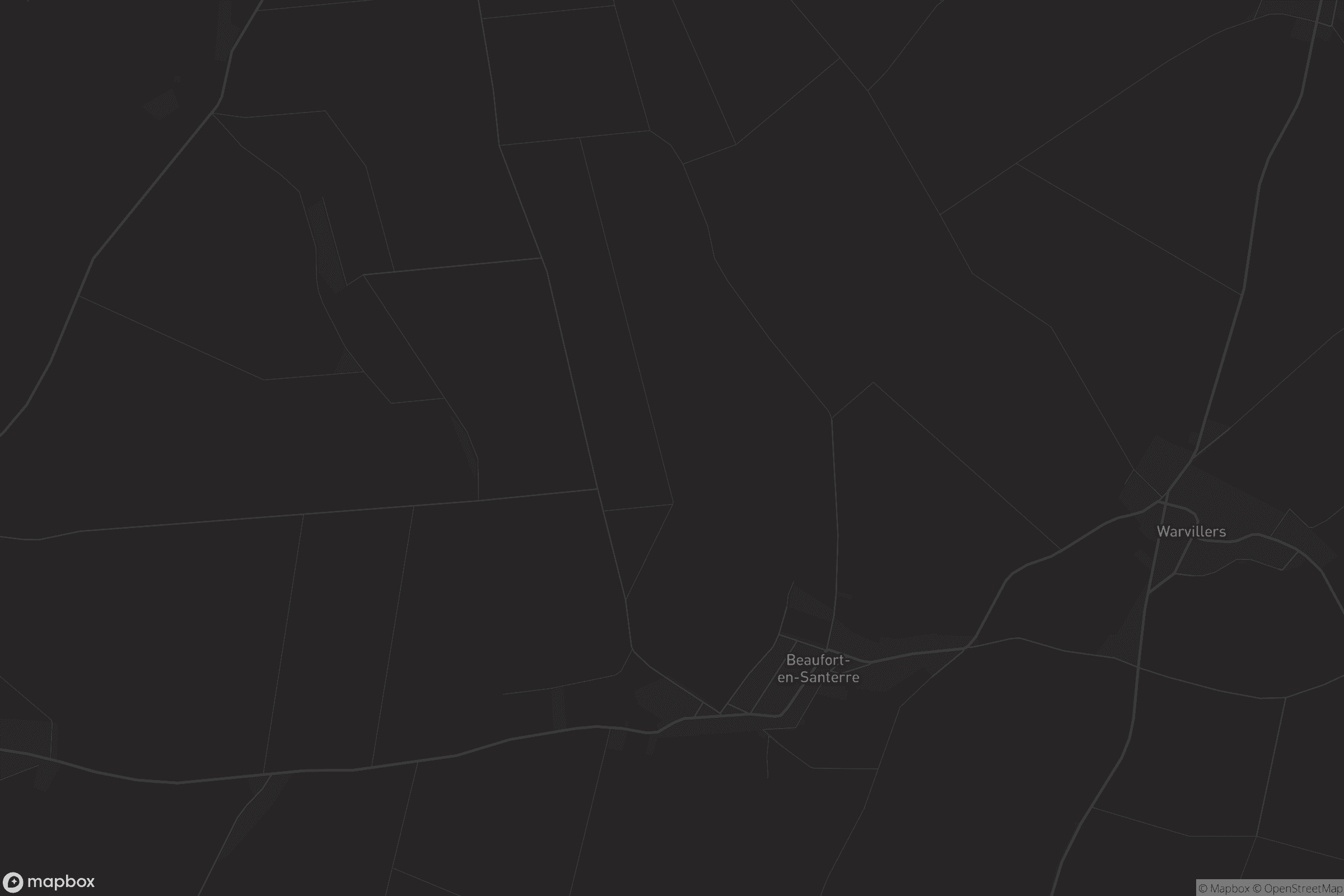 Carte de Beaufort-en-Santerre