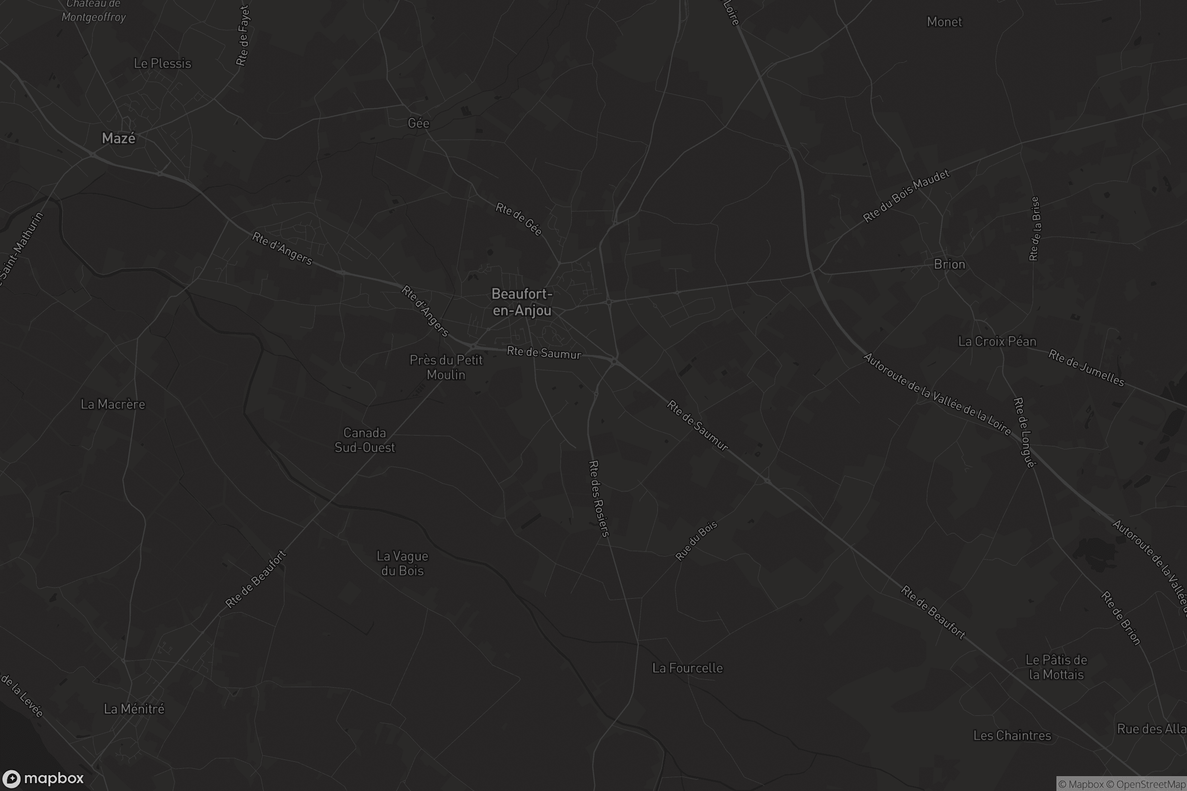 Carte de Beaufort-en-Vallée