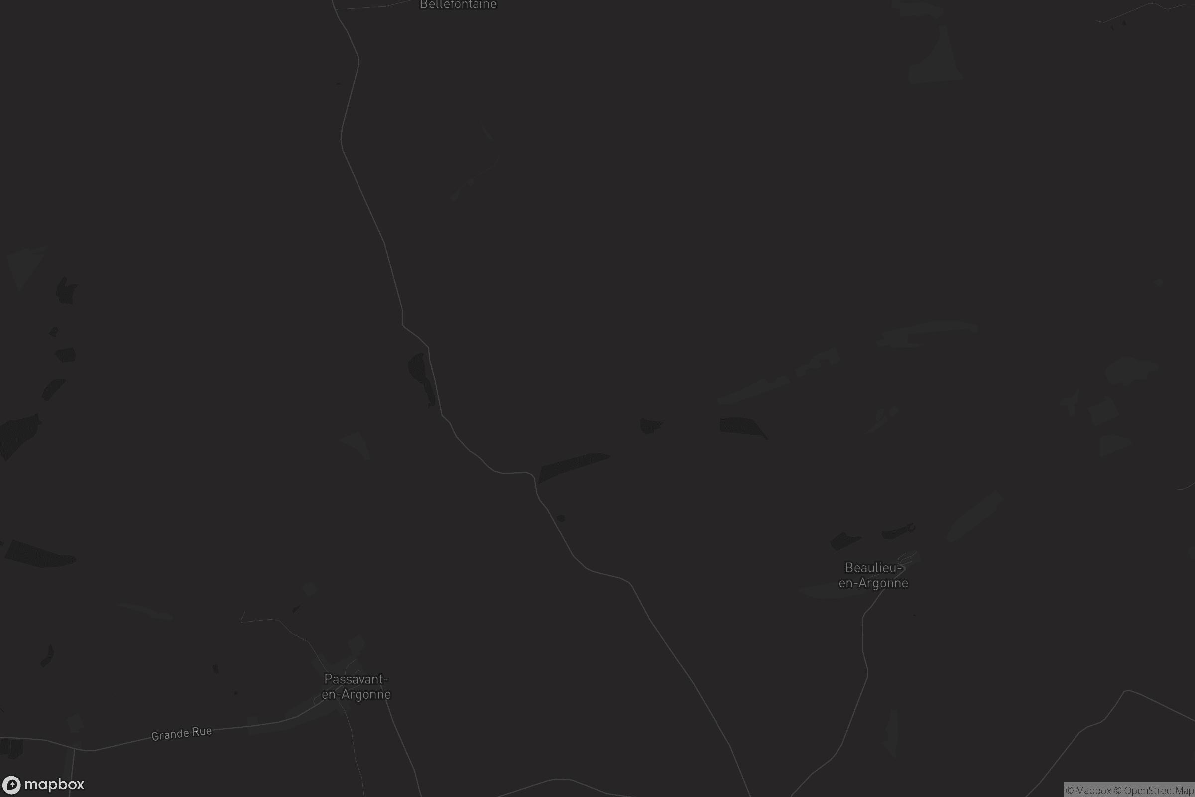 Carte de Beaulieu-en-Argonne