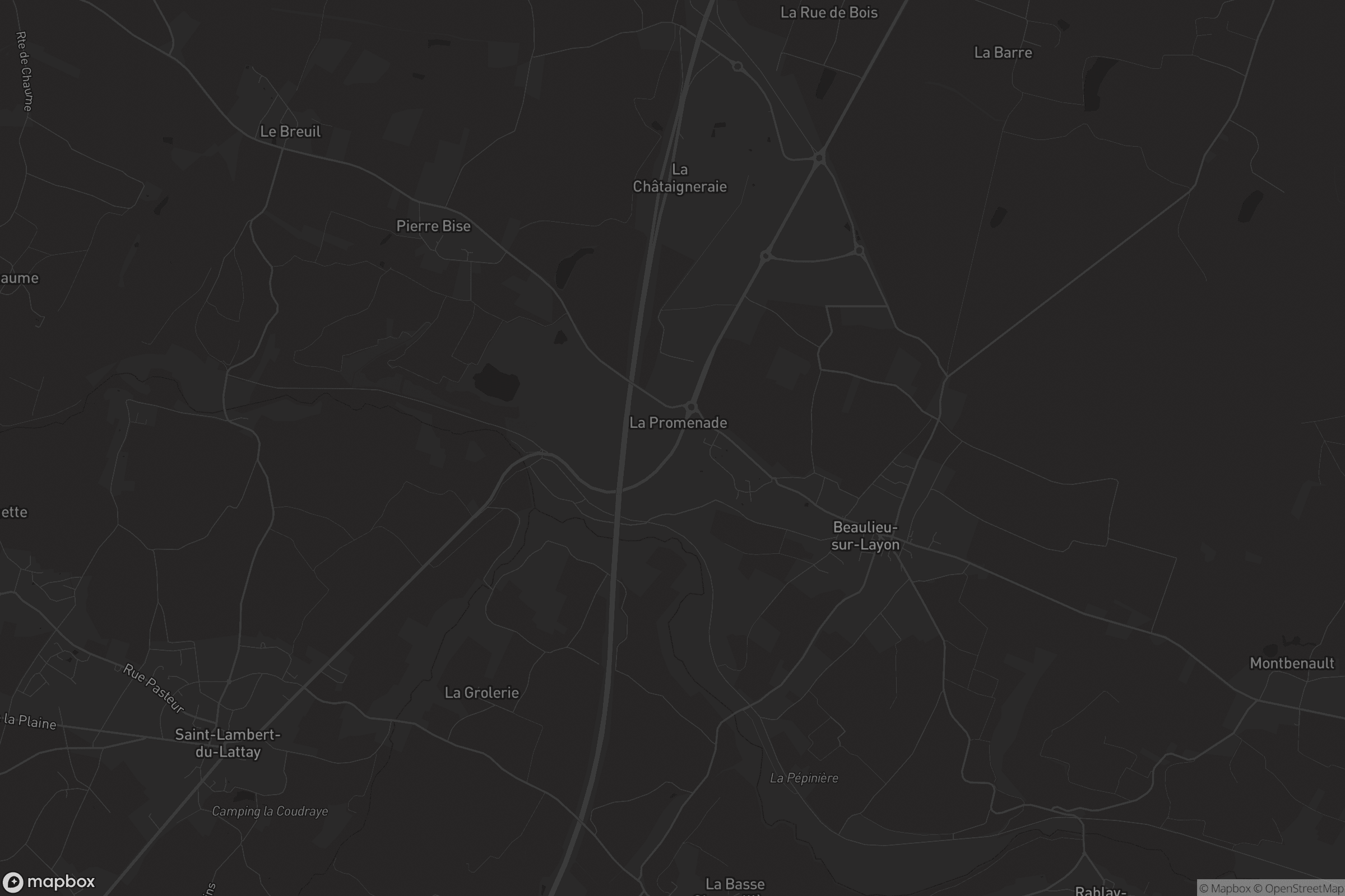 Carte de Beaulieu-sur-Layon