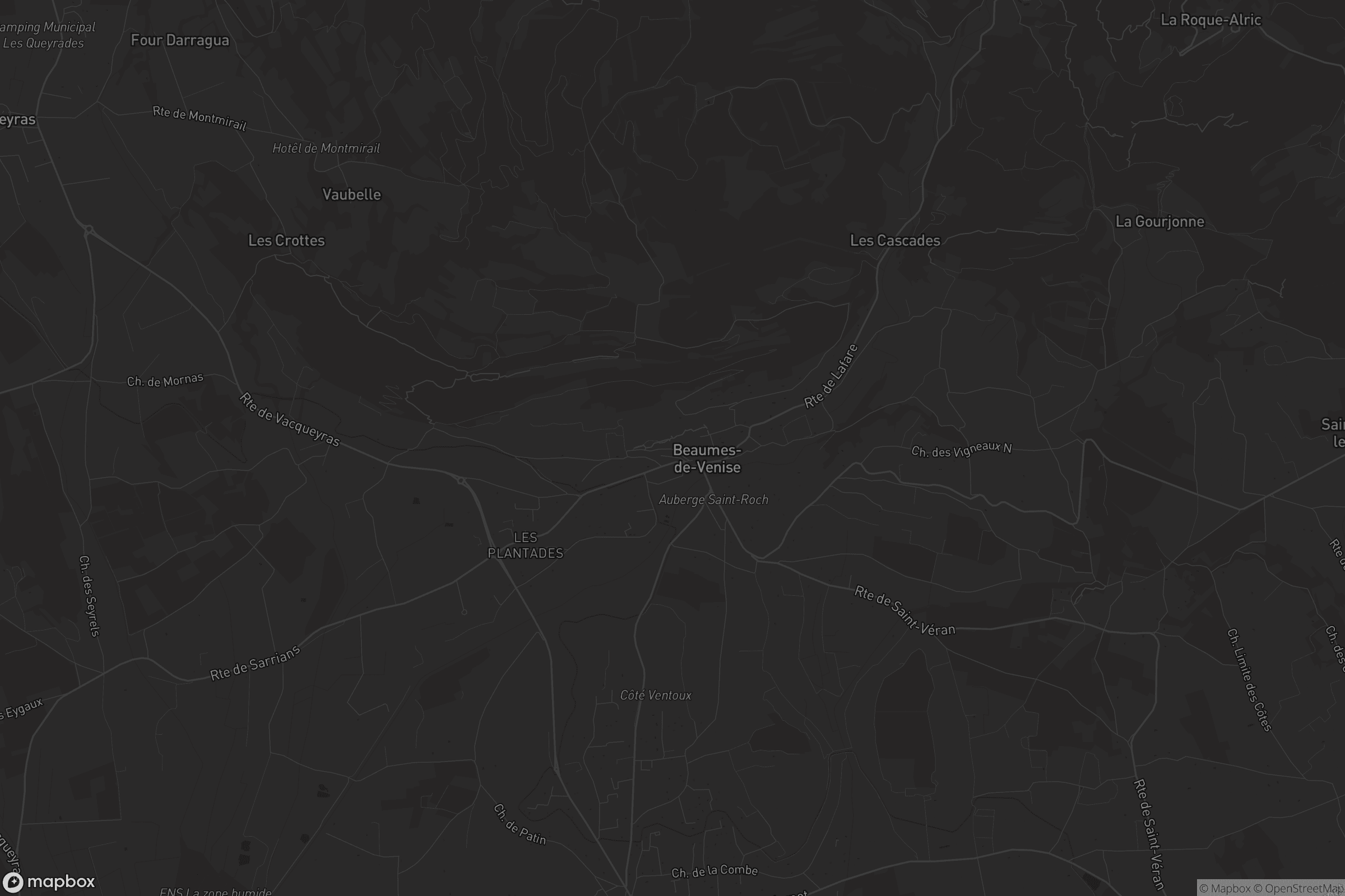 Carte de Beaumes-de-Venise