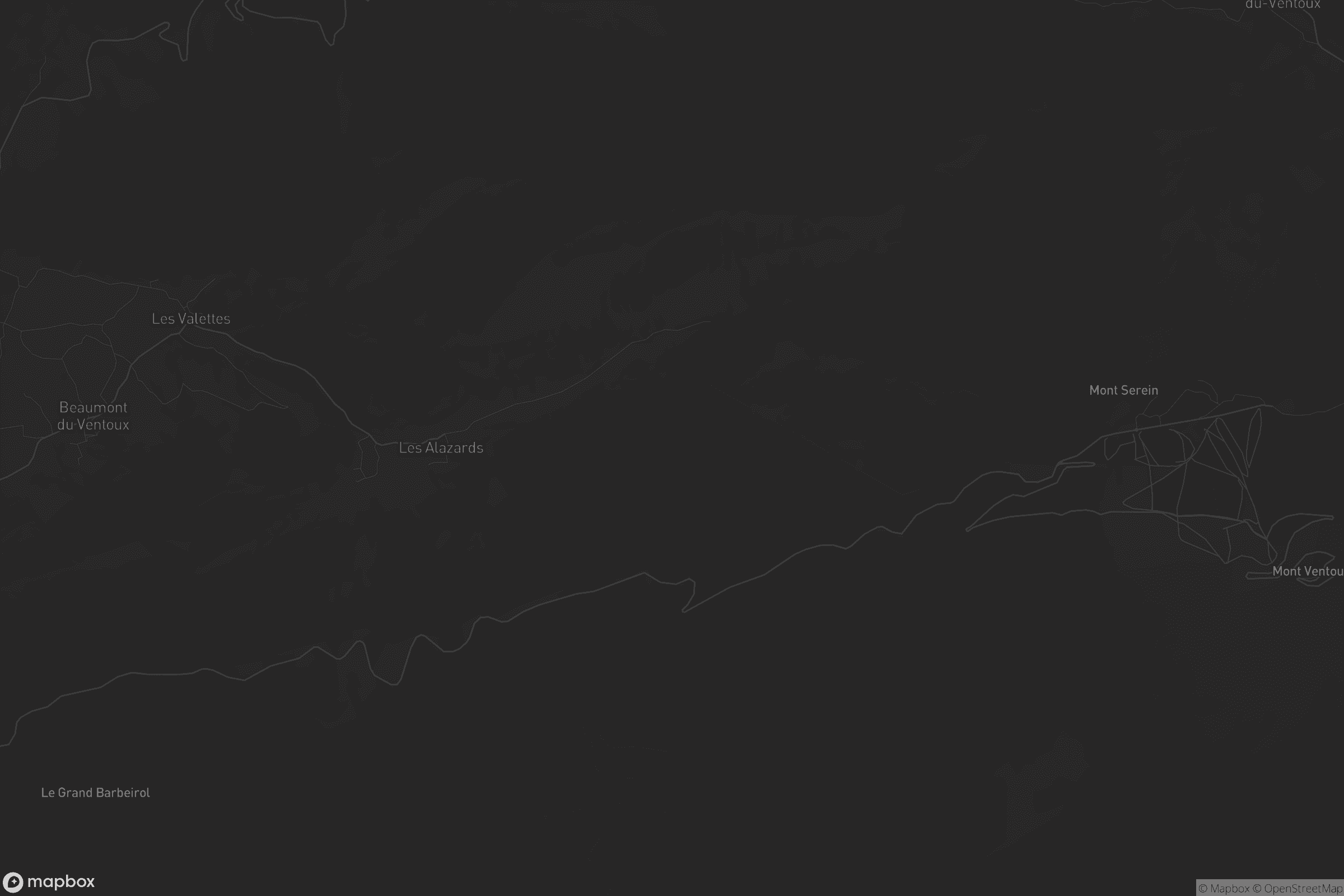 Carte de Beaumont-du-Ventoux