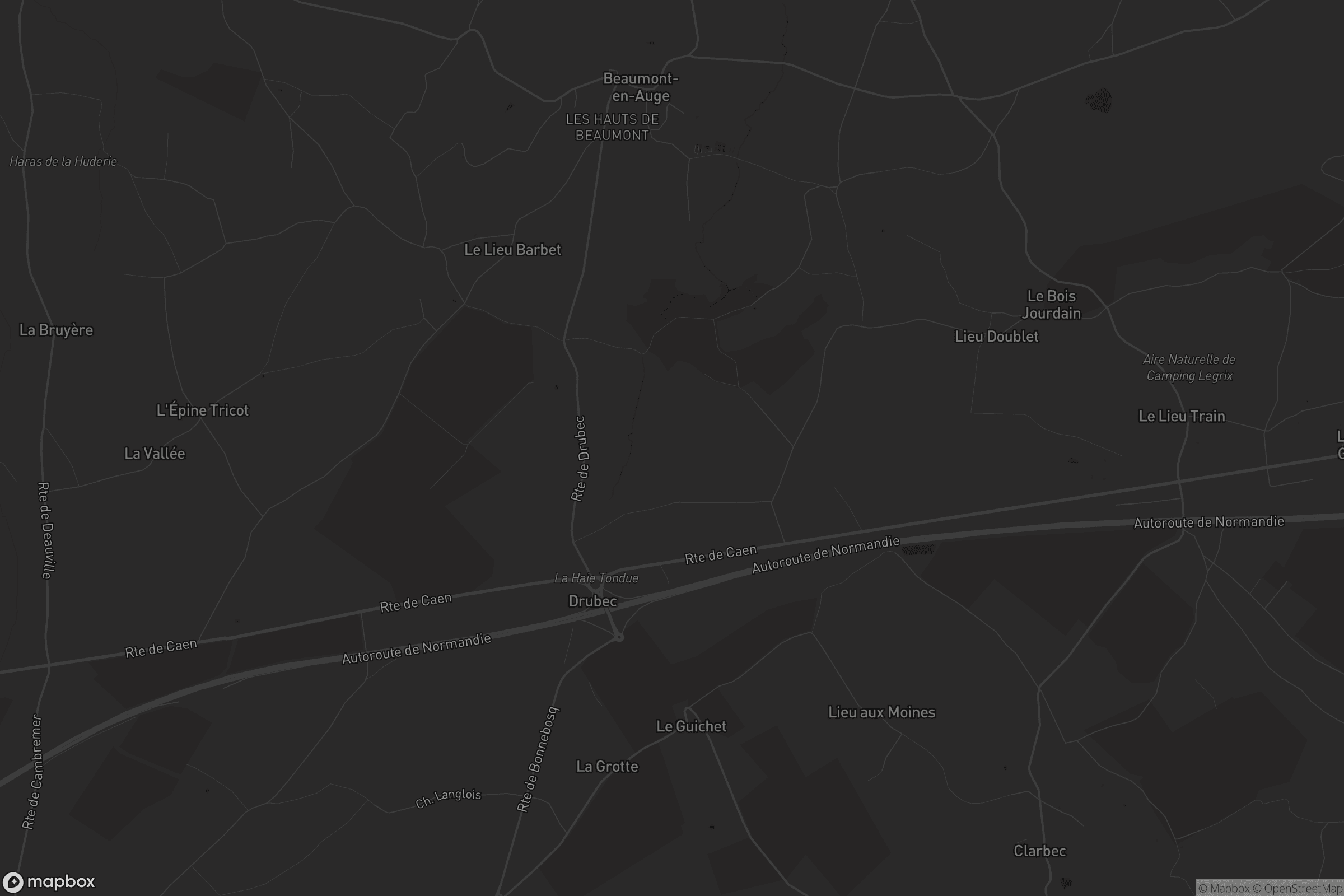 Carte de Beaumont-en-Auge