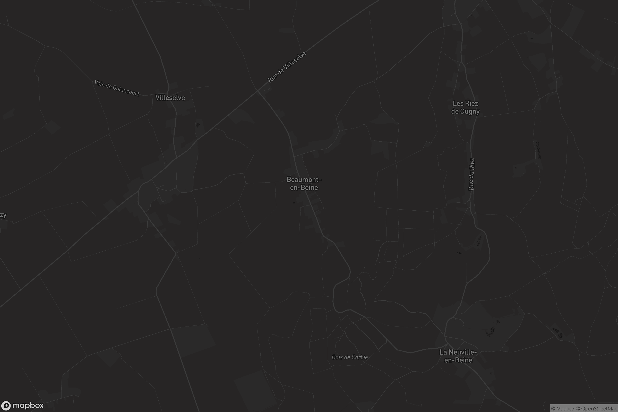 Carte de Beaumont-en-Beine